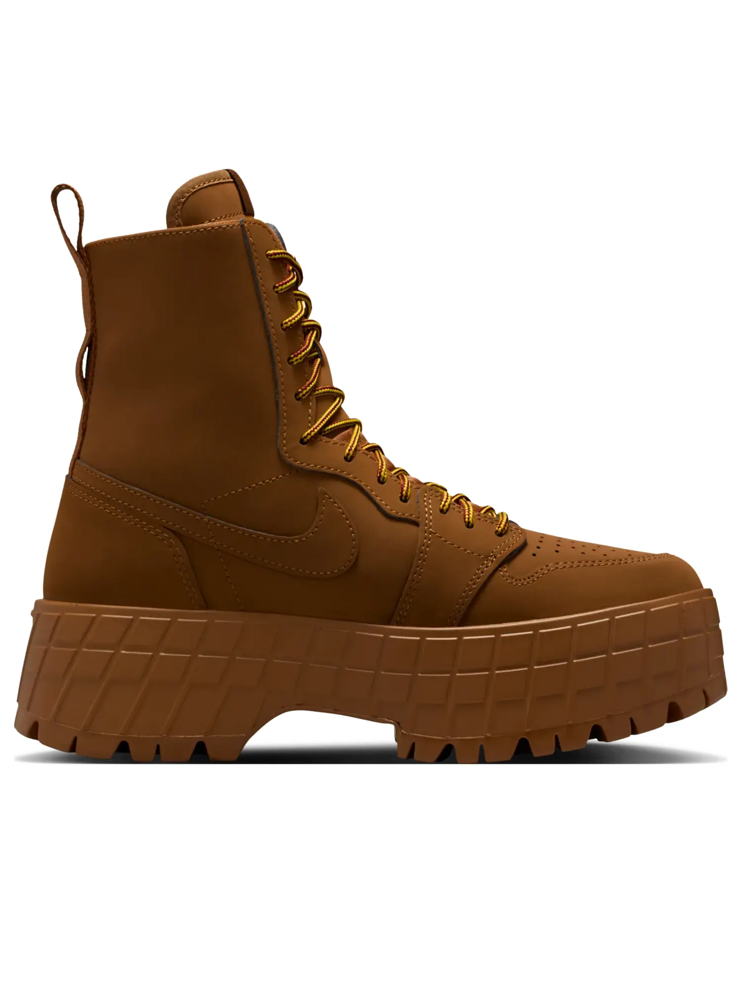 Кроссовки (WMNS) Air Jordan 1 High Brooklyn 'Light British Tan' — изображение 6 из 7, коричневый