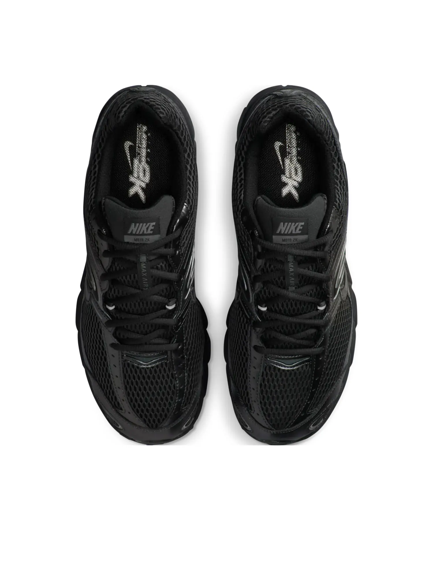 Кроссовки Nike Air Max Moto 2K 'Black Metallic Dark Grey' — изображение 2 из 7, черный