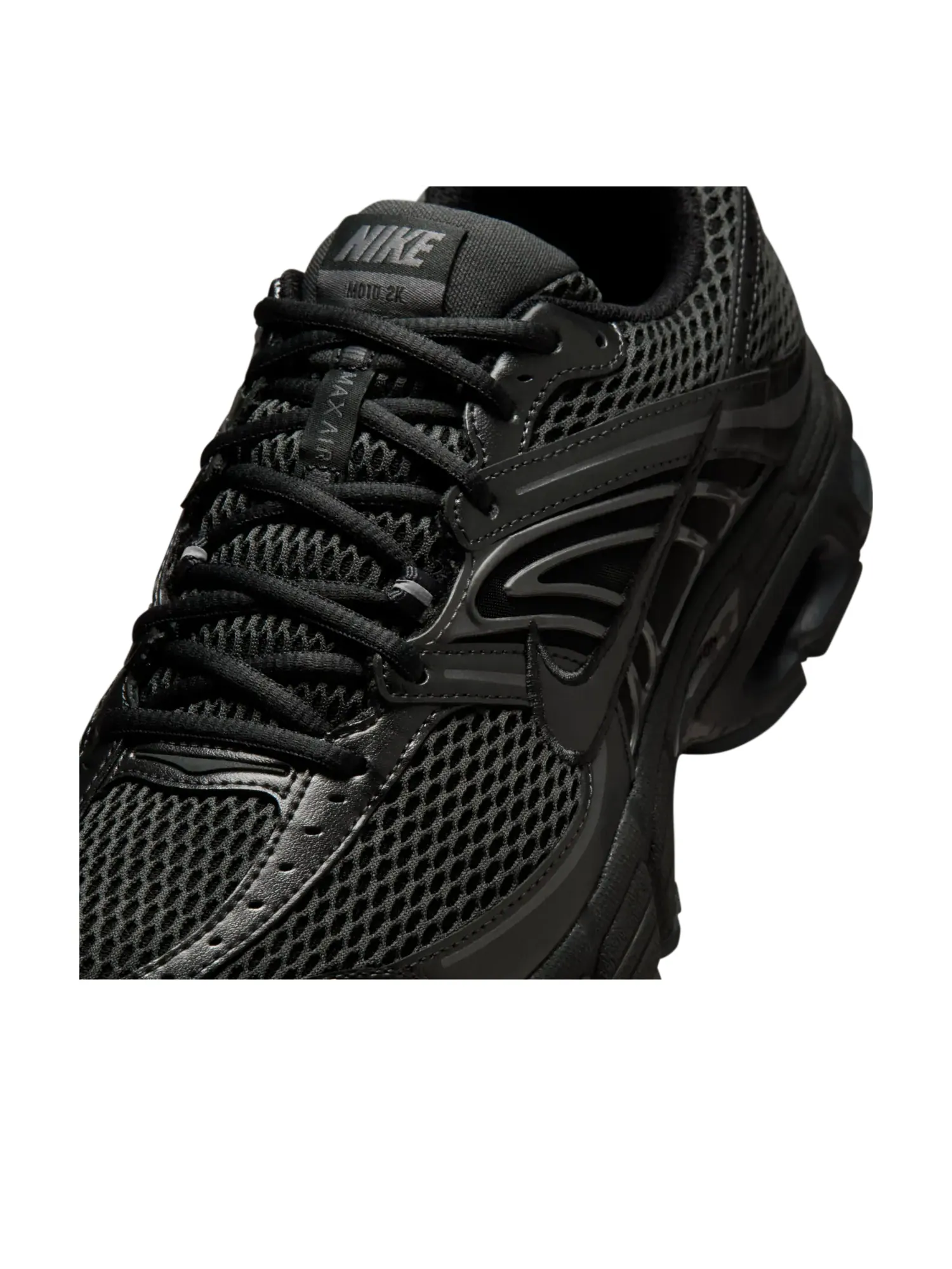 Кроссовки Nike Air Max Moto 2K 'Black Metallic Dark Grey' — изображение 5 из 7, черный