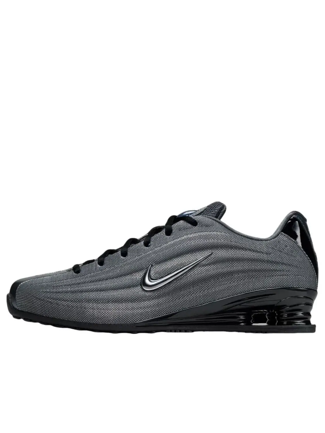 Кроссовки (WMNS) Nike x Naked Copenhagen Shox Z 'Metallic Hematite Wolf Grey' — изображение 1 из 6, серый