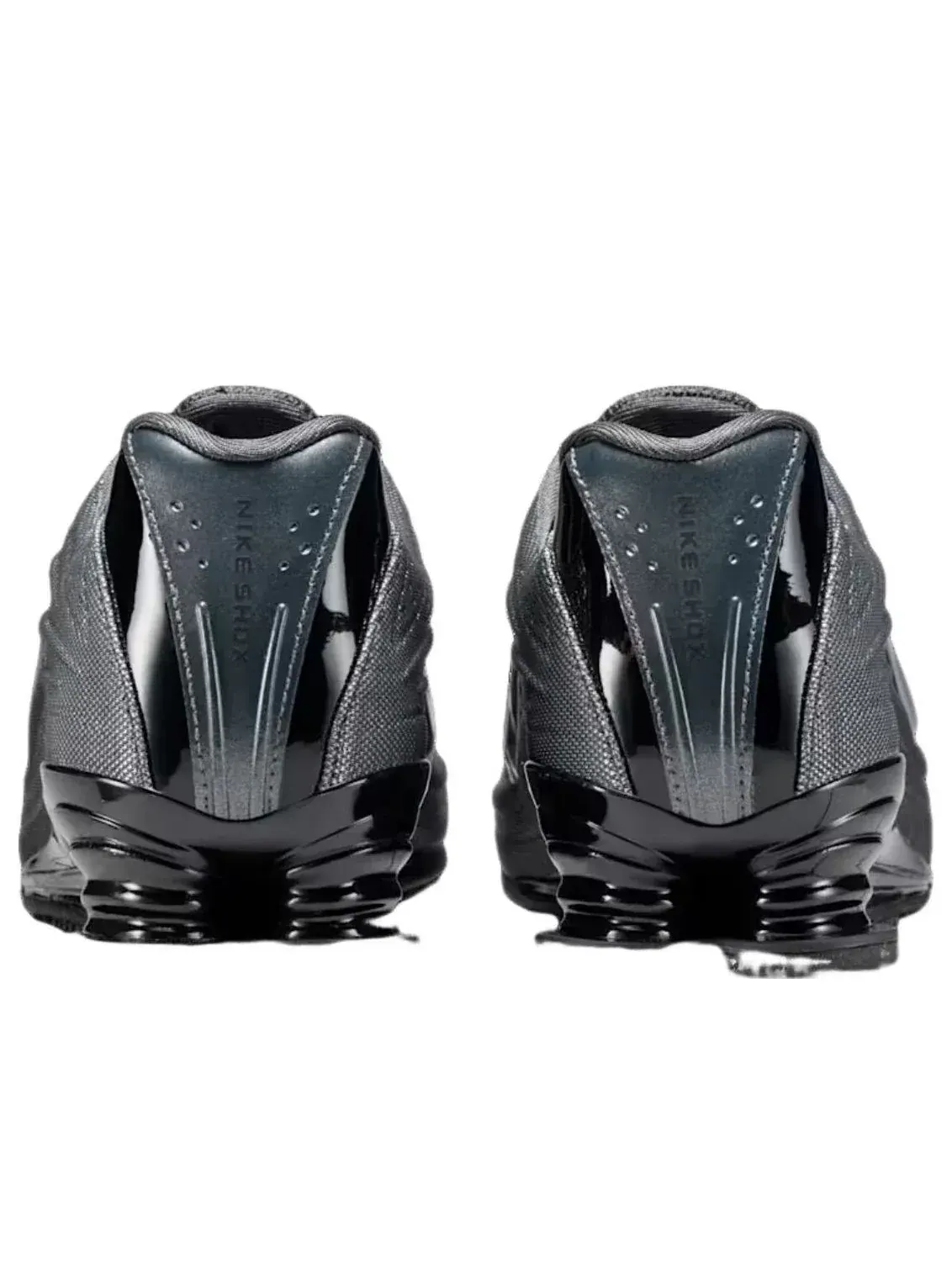 Кроссовки (WMNS) Nike x Naked Copenhagen Shox Z 'Metallic Hematite Wolf Grey' — изображение 4 из 6, серый