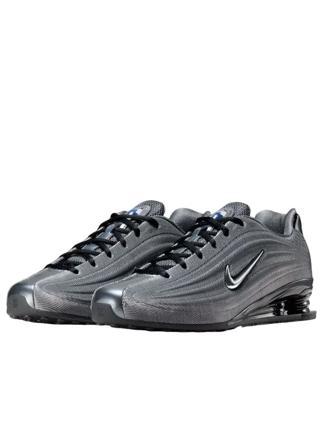 Кроссовки (WMNS) Nike x Naked Copenhagen Shox Z 'Metallic Hematite Wolf Grey' — изображение 6 из 6, серый