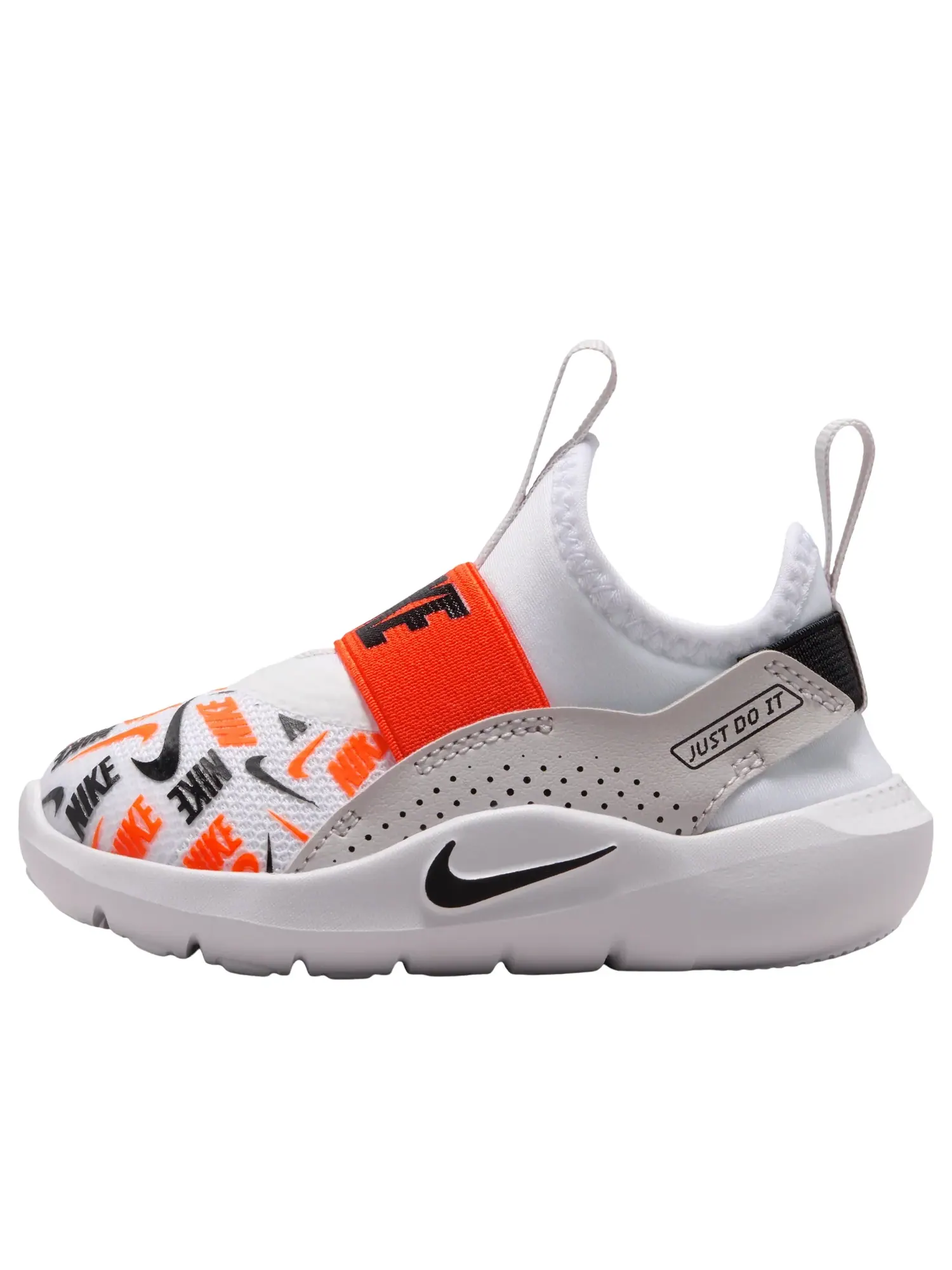 (TD) Кроссовки Nike Flex Runner 4 'White Safety Orange' — изображение 1 из 6, белый