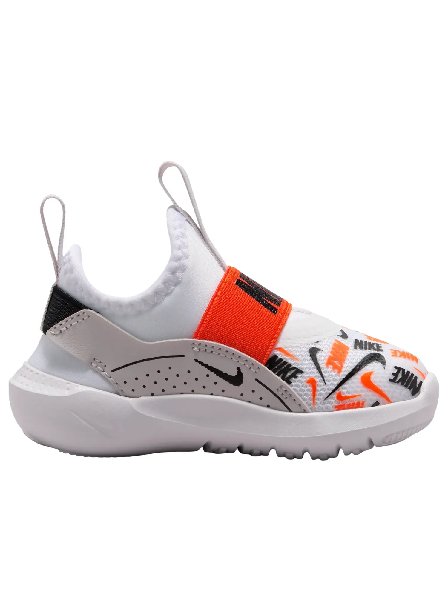(TD) Кроссовки Nike Flex Runner 4 'White Safety Orange' — изображение 2 из 6, белый