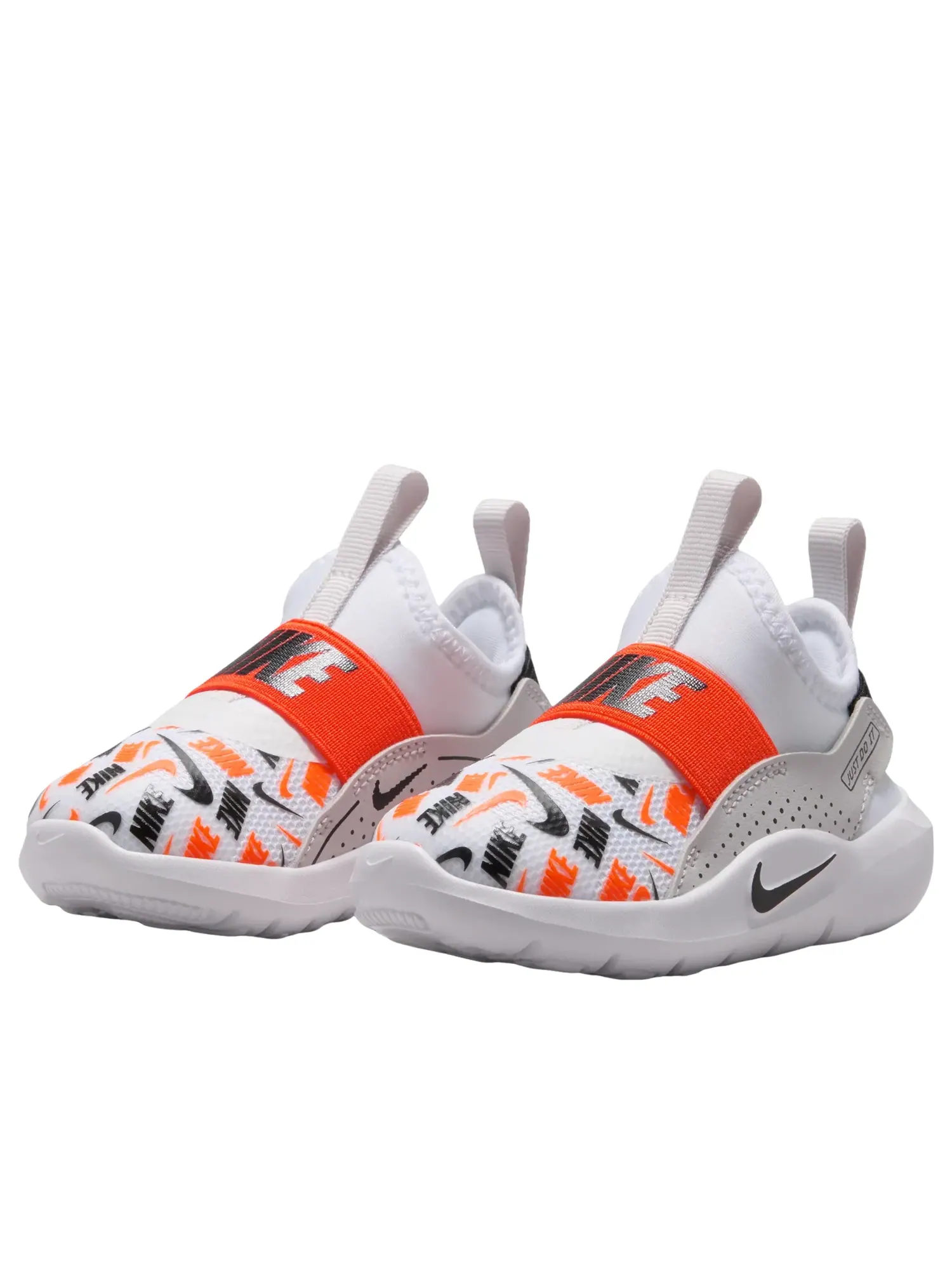 (TD) Кроссовки Nike Flex Runner 4 'White Safety Orange' — изображение 3 из 6, белый