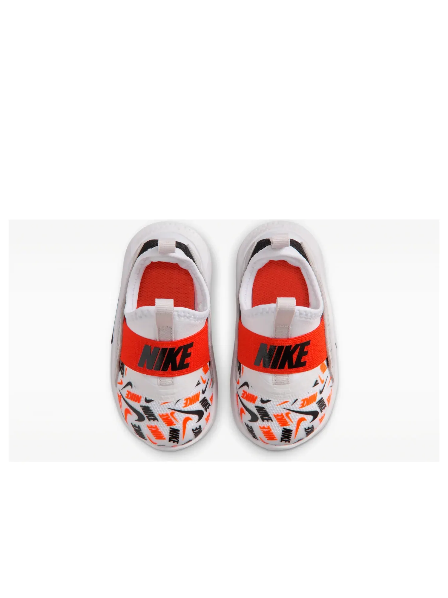 (TD) Кроссовки Nike Flex Runner 4 'White Safety Orange' — изображение 4 из 6, белый