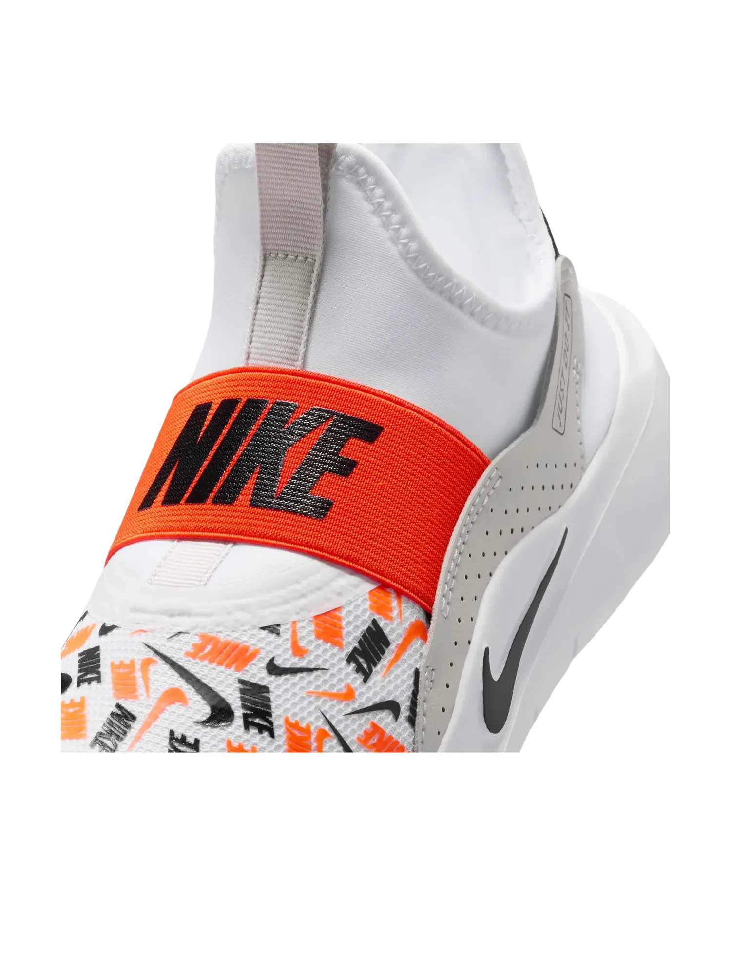 (GS) Кроссовки Nike Flex Runner 4 'White Safety Orange' — изображение 5 из 6, белый