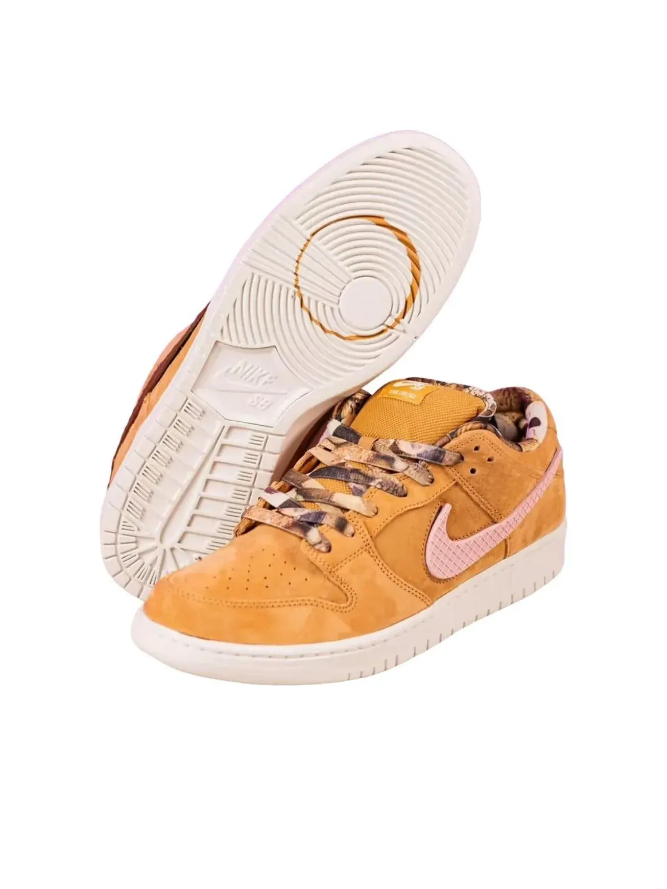 Кроссовки Nike x NOTE Manchester SB Dunk Low 'Brew & Biscuits' — изображение 5 из 5, коричневый