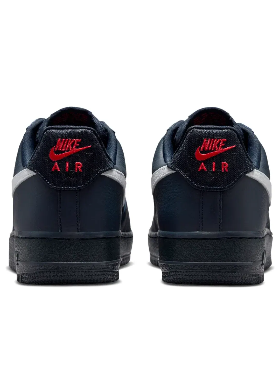 Мужские кроссовки с кожаным верхом Air Force 1 Low Retro Team USA Away Nike — изображение 3 из 6, черный