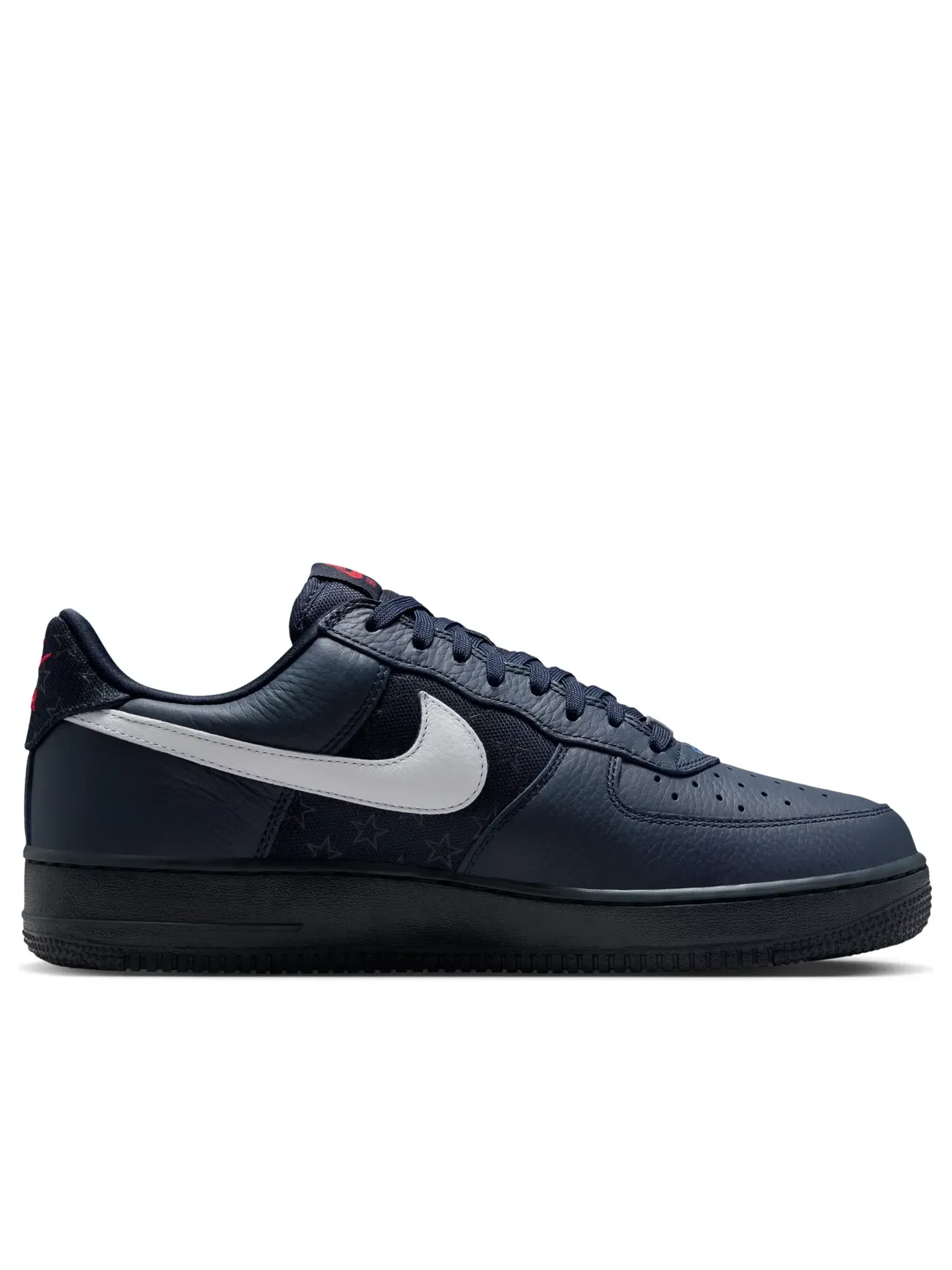 Мужские кроссовки с кожаным верхом Air Force 1 Low Retro Team USA Away Nike — изображение 6 из 6, черный