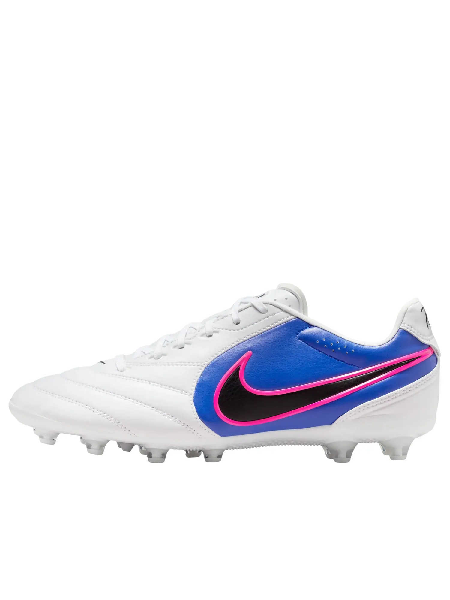 Кроссовки Nike Tiempo Ligera Pro 'White Racer Blue Pink Blast' — изображение 1 из 6, белый
