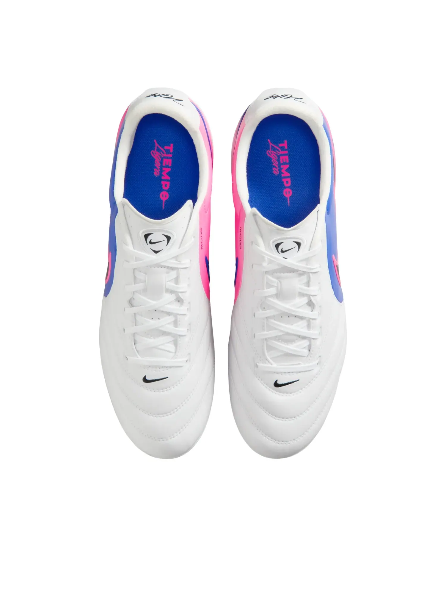 Кроссовки Nike Tiempo Ligera Pro 'White Racer Blue Pink Blast' — изображение 2 из 6, белый