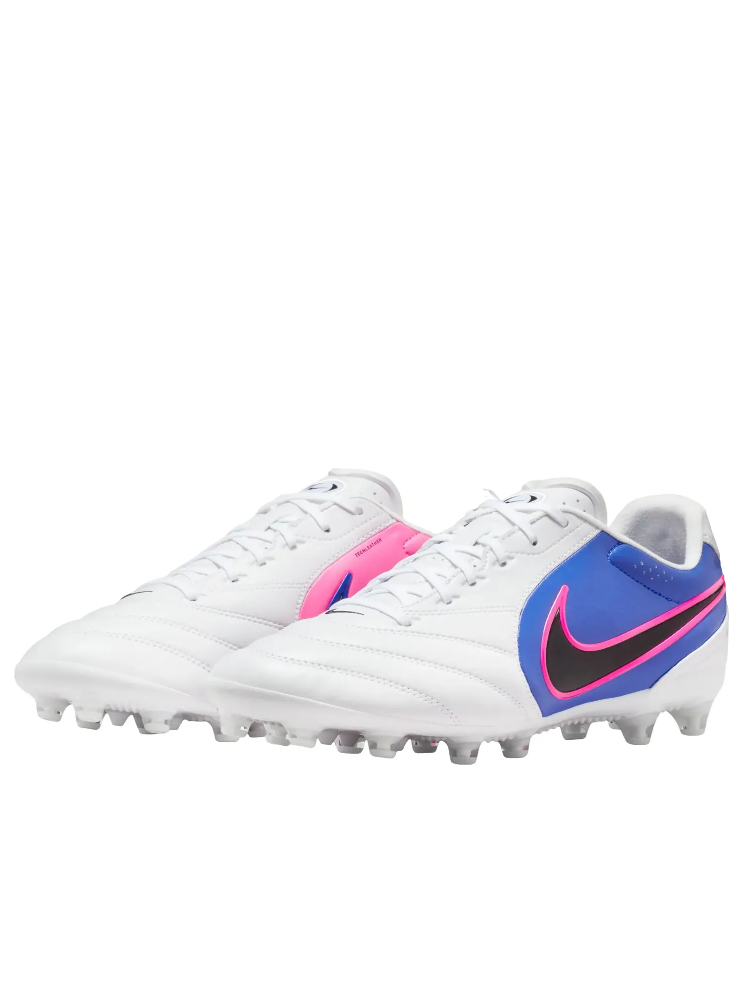 Кроссовки Nike Tiempo Ligera Pro 'White Racer Blue Pink Blast' — изображение 4 из 6, белый