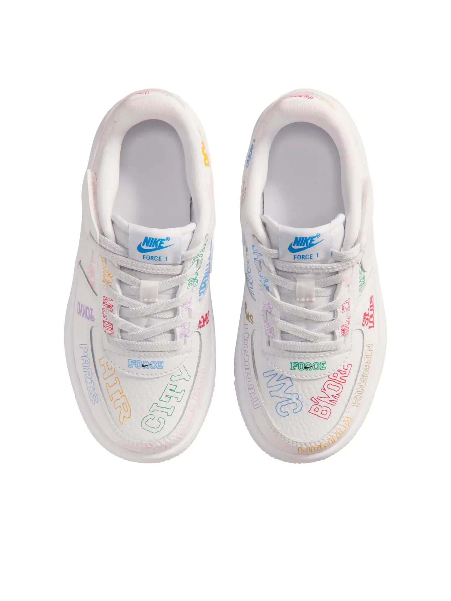 Кроссовки (PS) Nike Force 1 Low Easy On LV8 3 'White' — изображение 2 из 7, белый