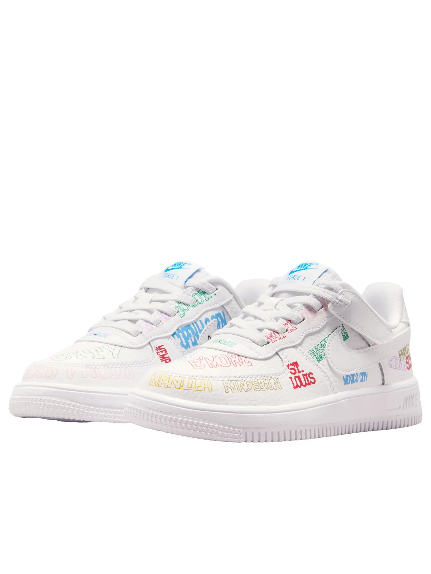 Кроссовки (PS) Nike Force 1 Low Easy On LV8 3 'White' — изображение 4 из 7, белый