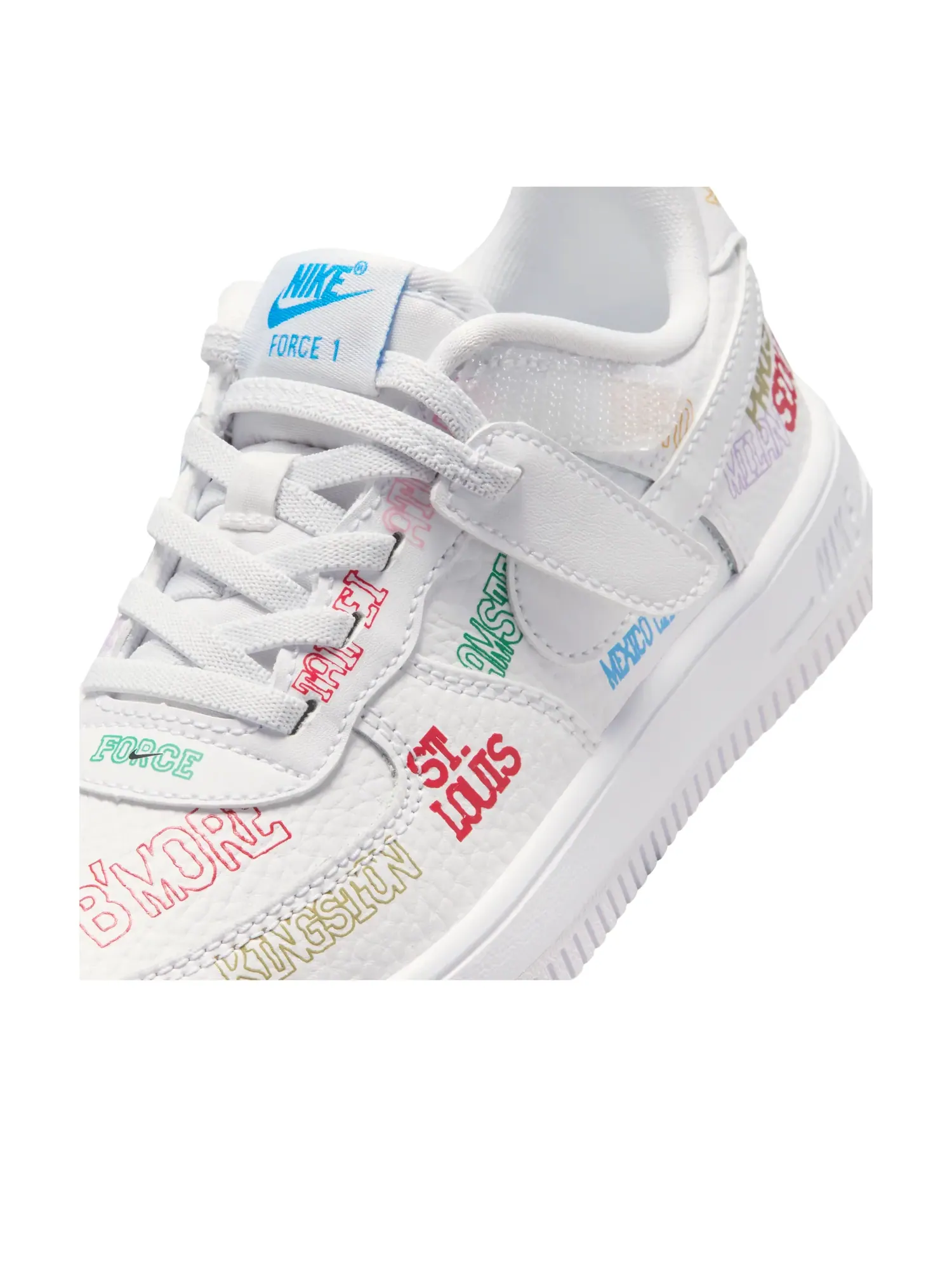 Кроссовки (PS) Nike Force 1 Low Easy On LV8 3 'White' — изображение 5 из 7, белый