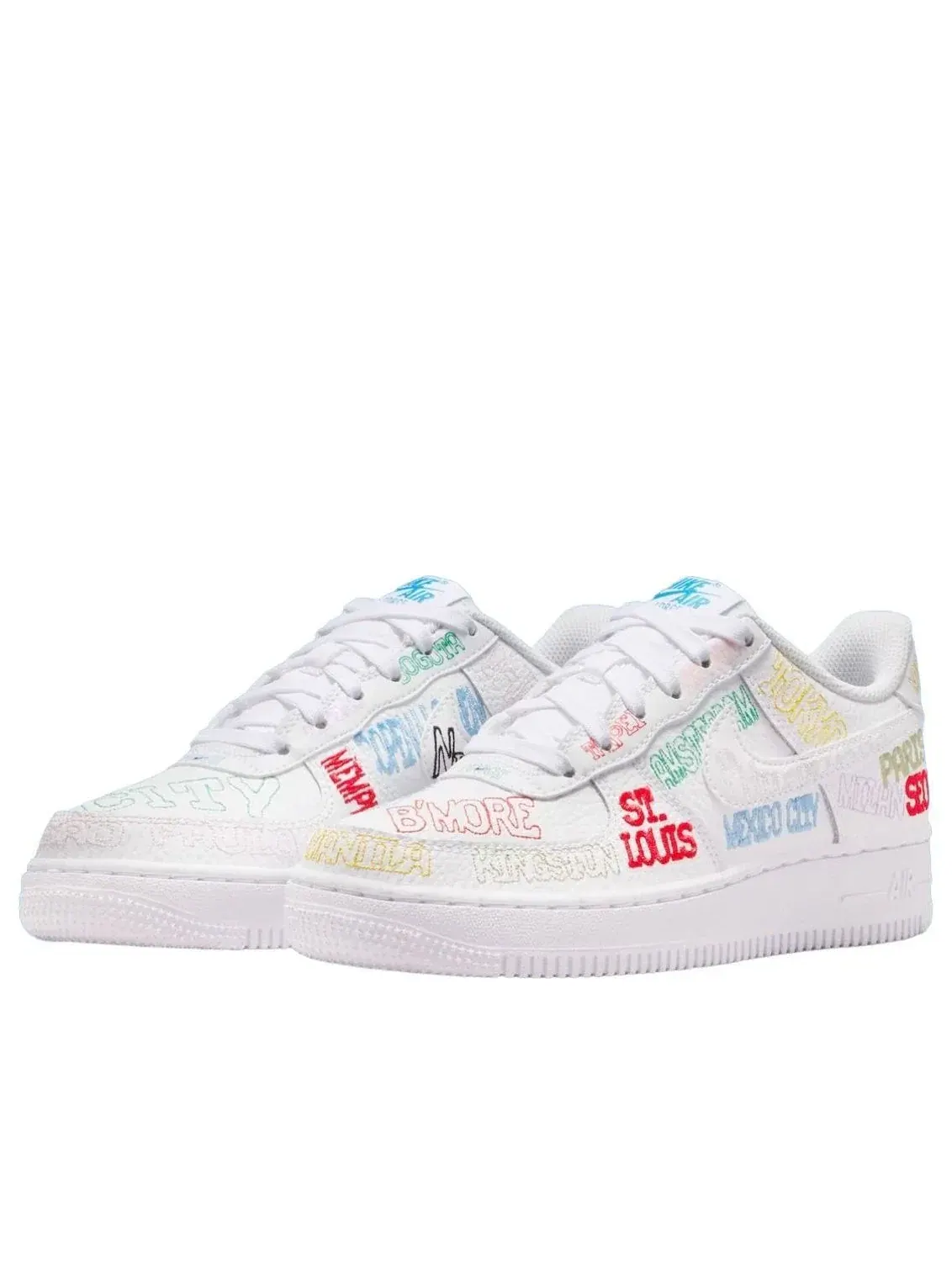 Кроссовки Nike Air Force 1 Low 'On Tour' IO9739-100 — изображение 3 из 6, белый