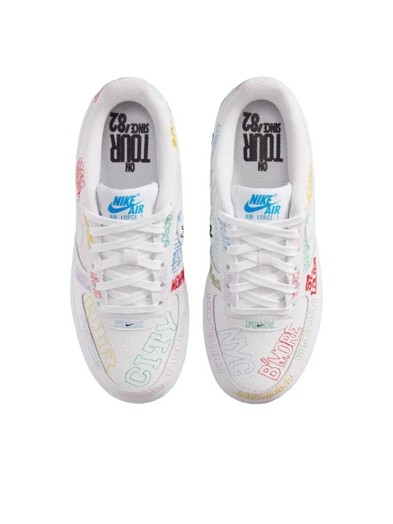 Кроссовки Nike Air Force 1 Low 'On Tour' IO9739-100 — изображение 4 из 6, белый