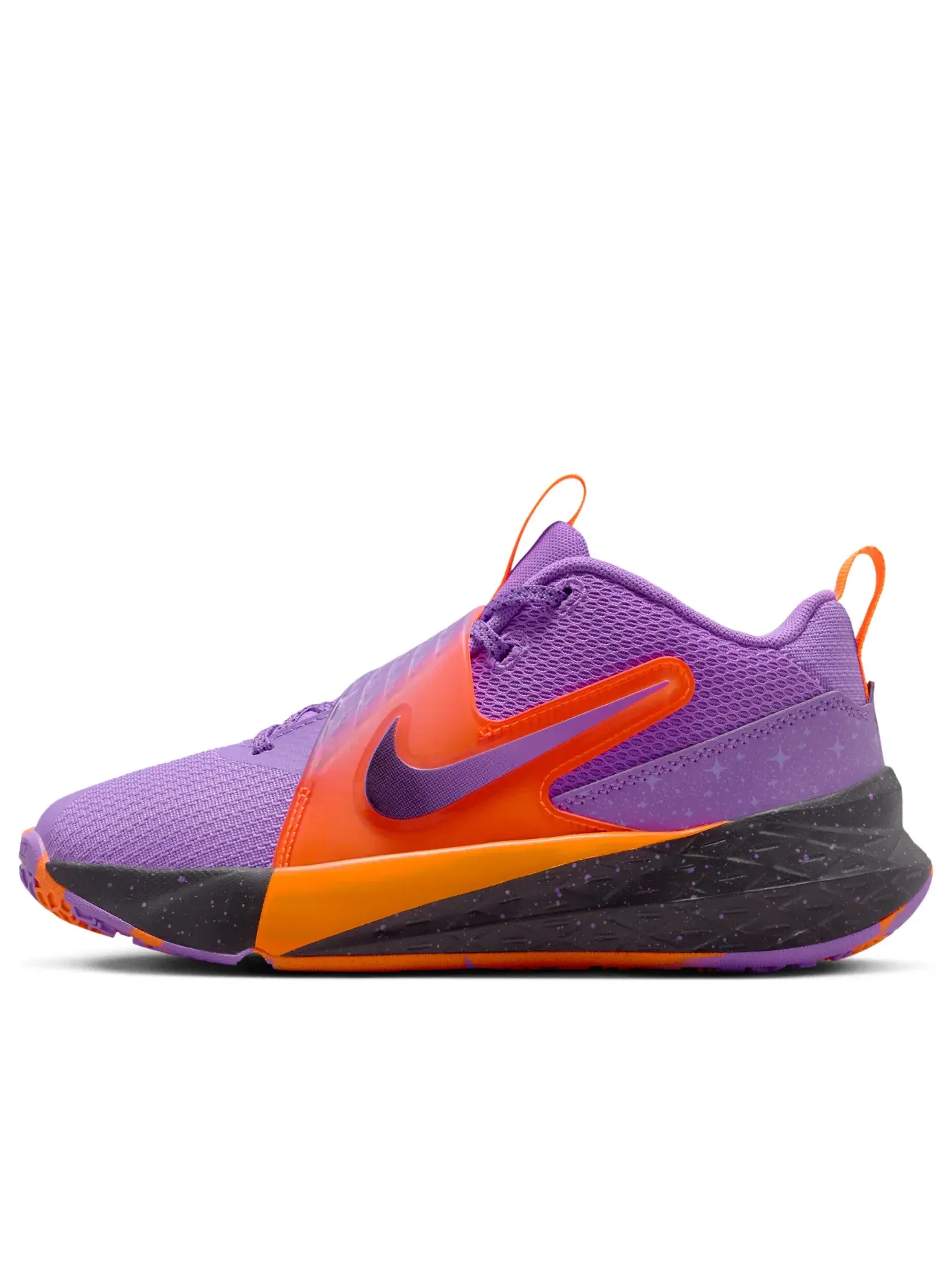 Кроссовки Nike Team Hustle D 12 'Bright Violet Total Orange' IO9848-500 — изображение 1 из 6, фиолетовый