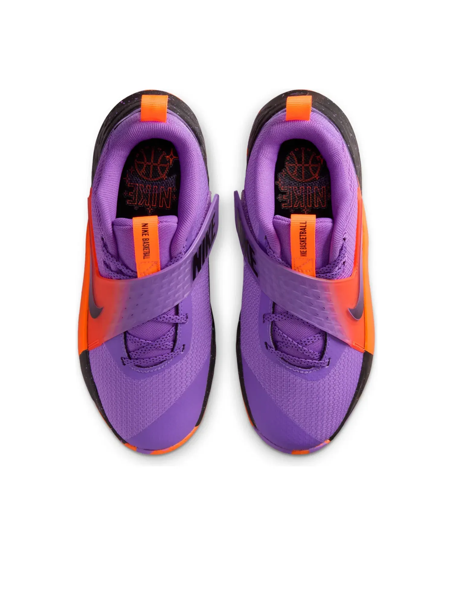 Кроссовки Nike Team Hustle D 12 'Bright Violet Total Orange' IO9848-500 — изображение 3 из 6, фиолетовый