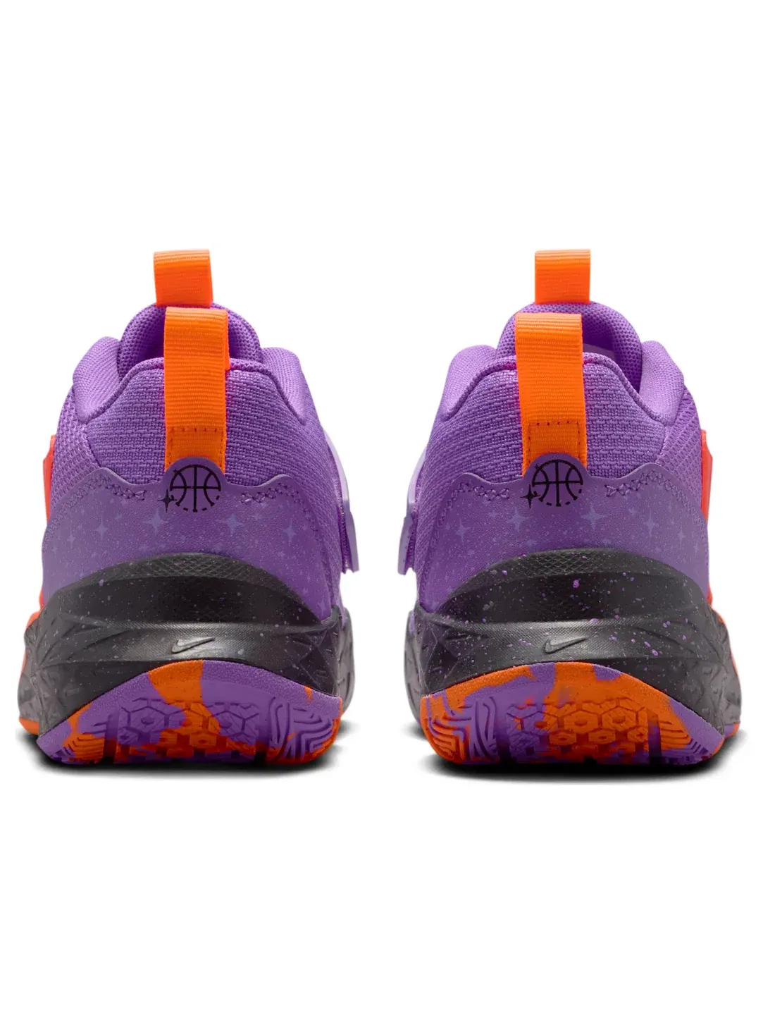 Кроссовки Nike Team Hustle D 12 'Bright Violet Total Orange' IO9848-500 — изображение 5 из 6, фиолетовый