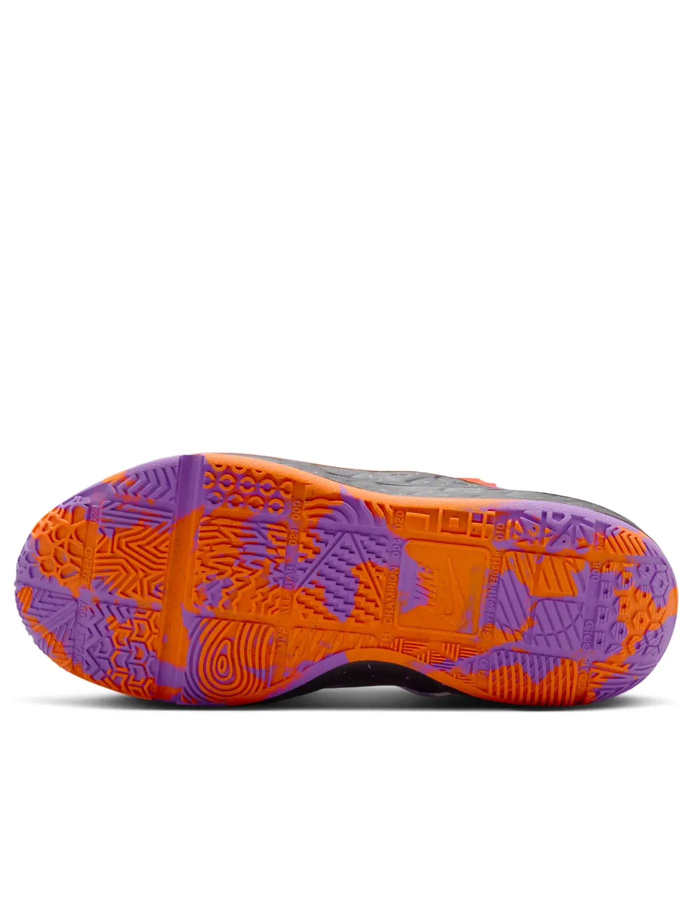 Кроссовки Nike Team Hustle D 12 'Bright Violet Total Orange' IO9848-500 — изображение 6 из 6, фиолетовый