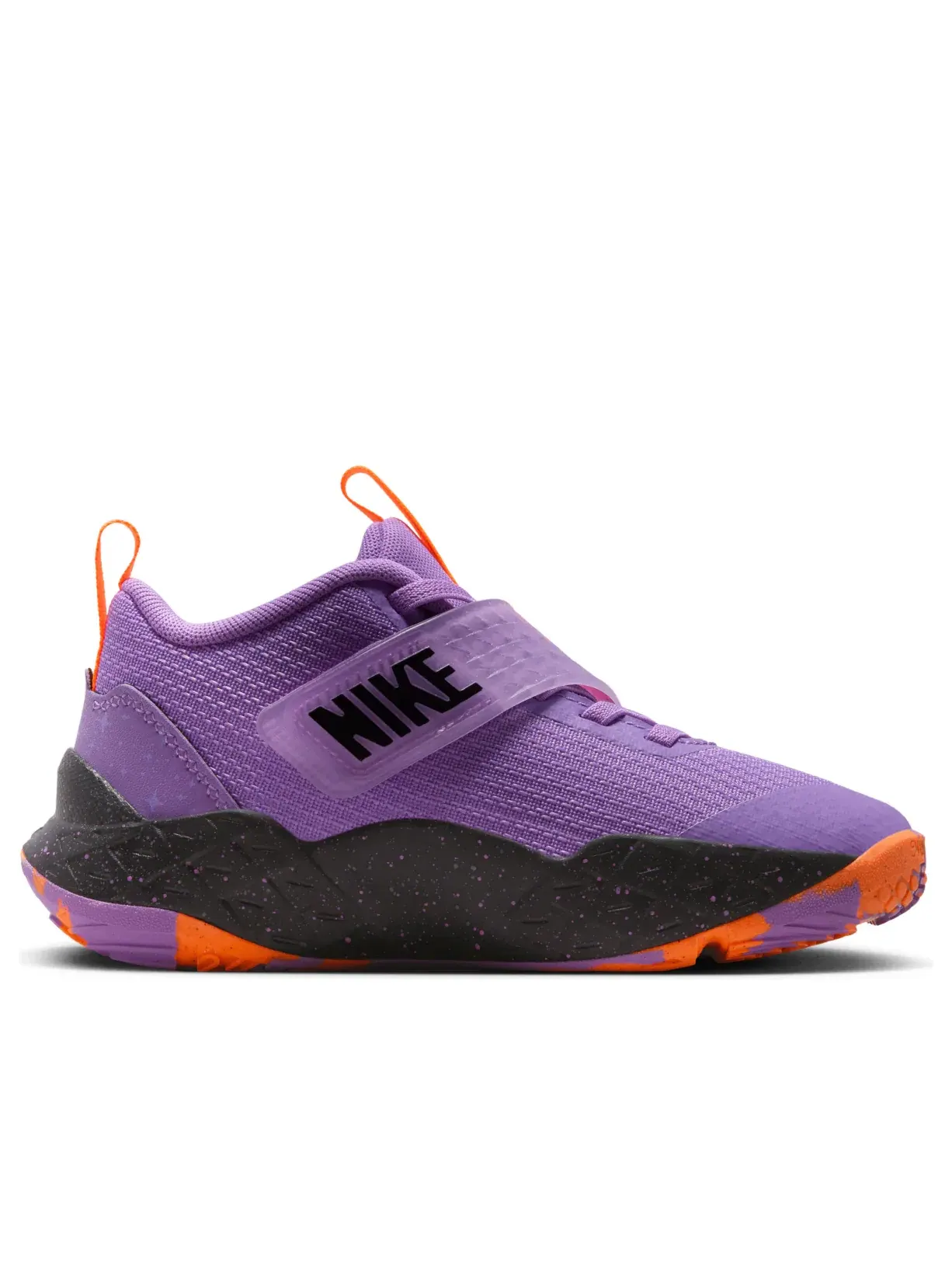 Кроссовки Nike Team Hustle D 12 'Bright Violet Total Orange' IO9849-500 — изображение 2 из 7, фиолетовый