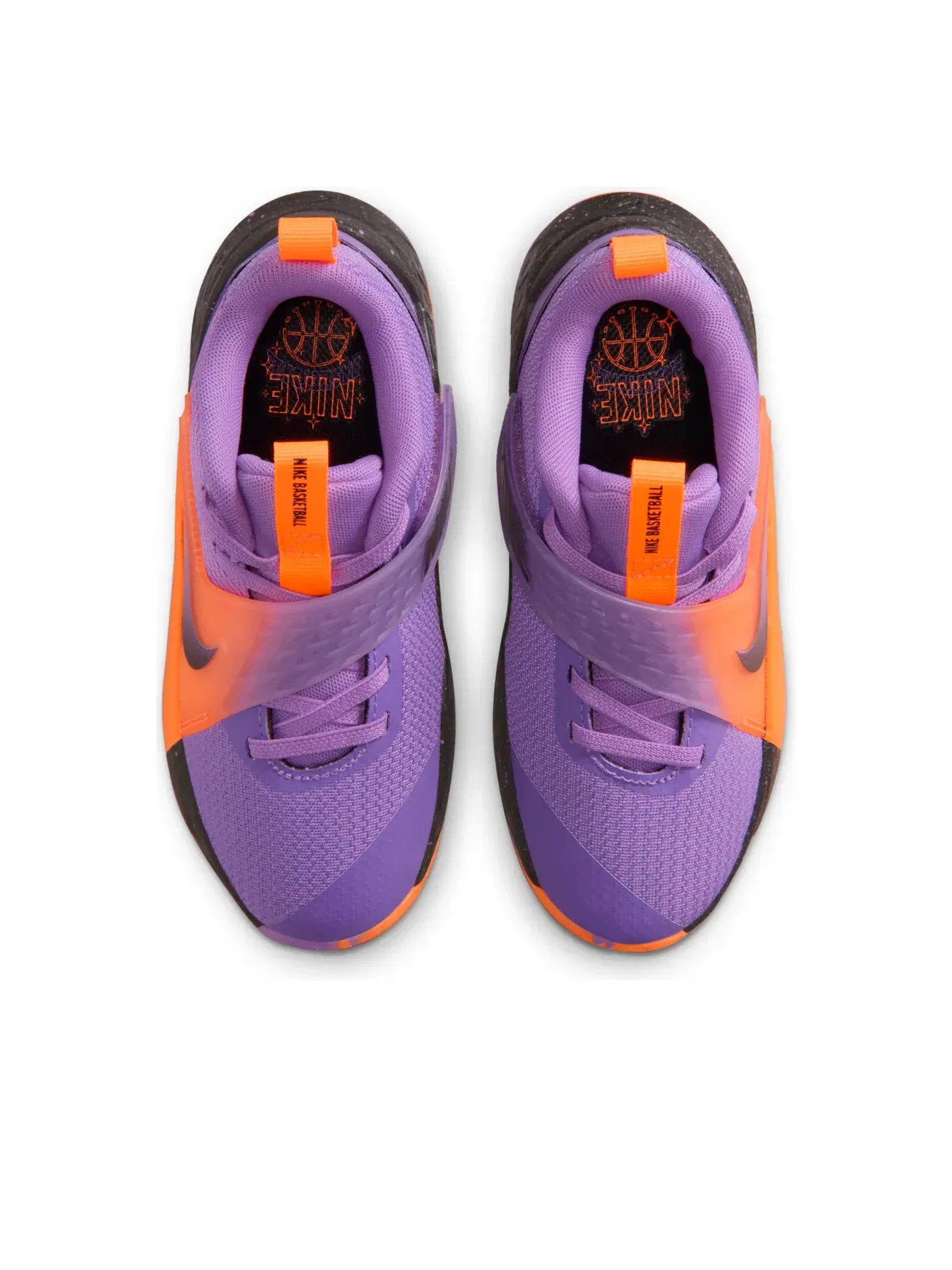Кроссовки Nike Team Hustle D 12 'Bright Violet Total Orange' IO9849-500 — изображение 3 из 7, фиолетовый