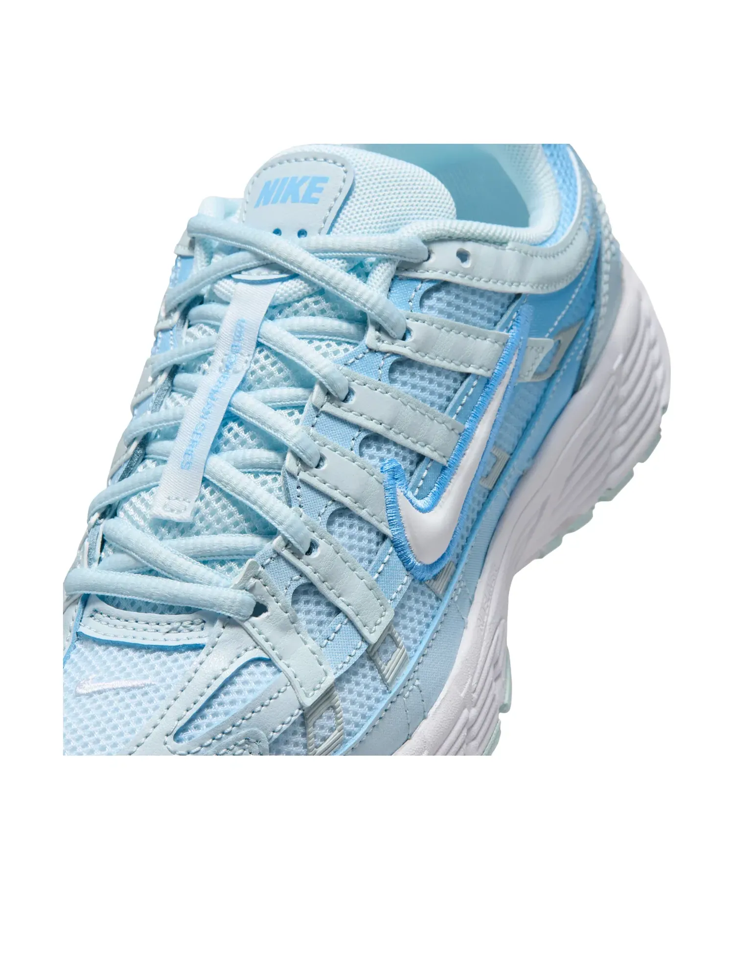 Детские кроссовки с шнуровкой Nike P-6000 — изображение 5 из 6, синий
