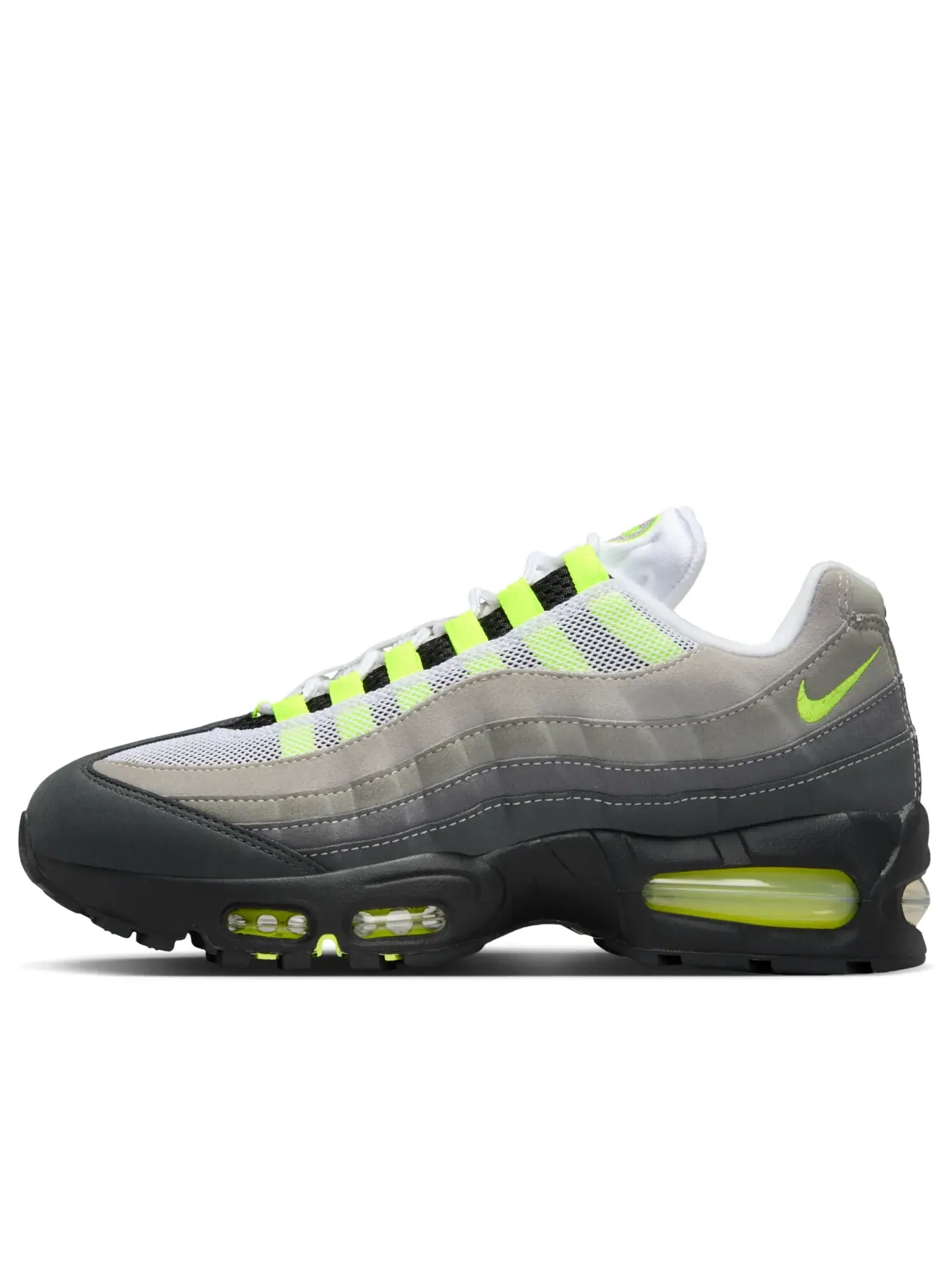 Кроссовки (WMNS) Nike Air Max 95 Big Bubble 'Neon' — изображение 1 из 6, черный