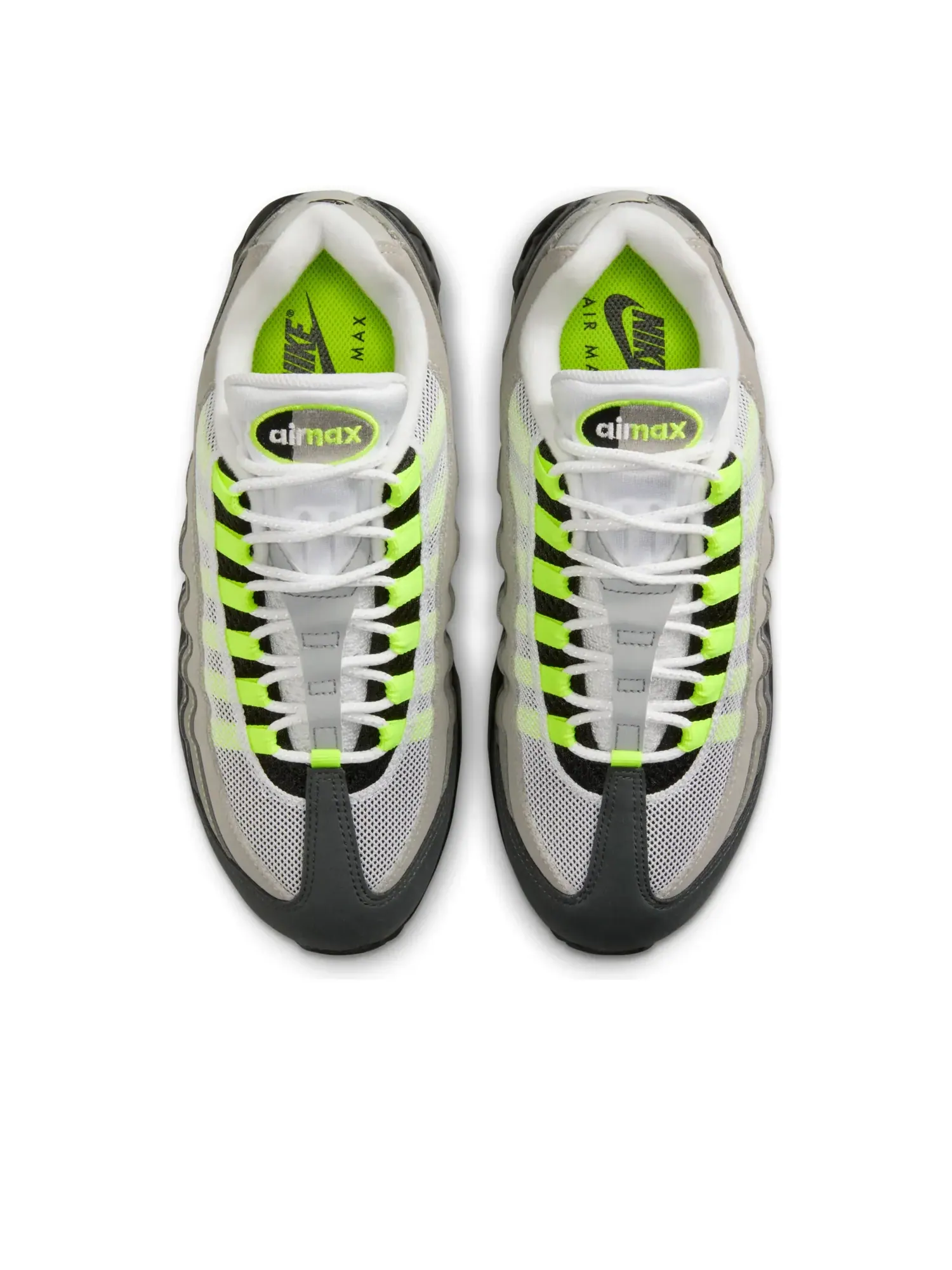 Кроссовки (WMNS) Nike Air Max 95 Big Bubble 'Neon' — изображение 2 из 6, черный
