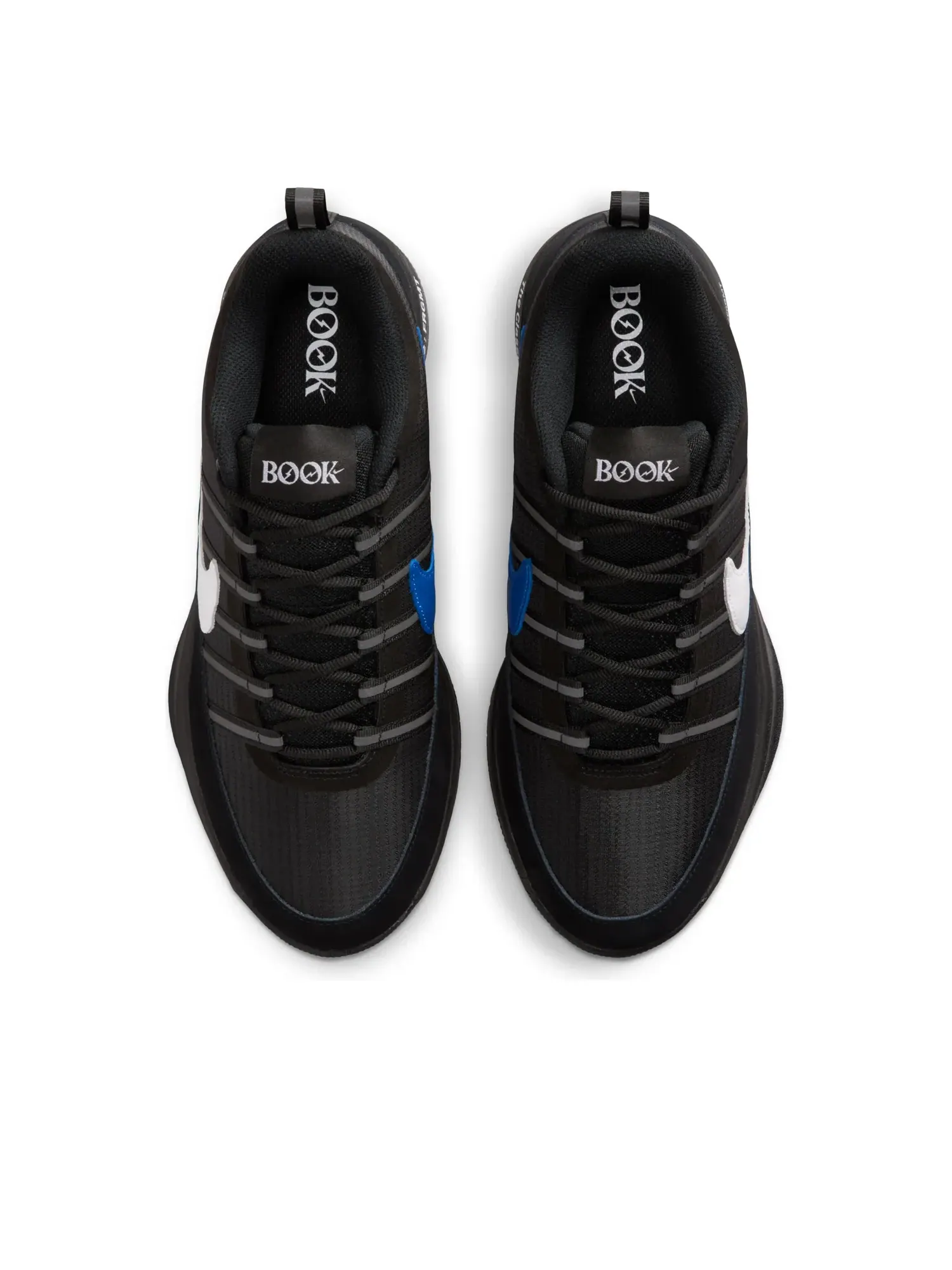 Кроссовки Nike x Fragment Book 2 EP 'Black White Blue' — изображение 2 из 6, черный
