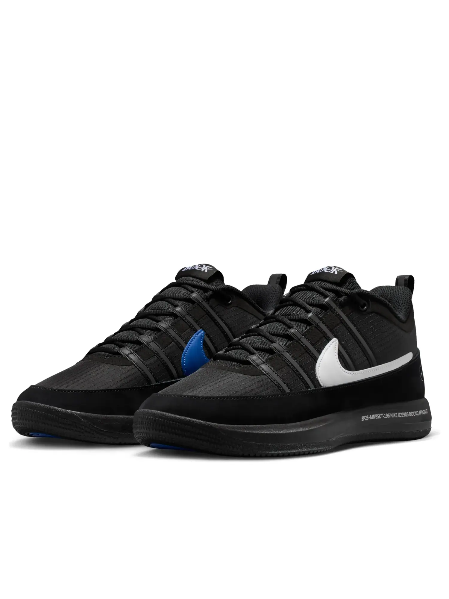 Кроссовки Nike x Fragment Book 2 EP 'Black White Blue' — изображение 4 из 6, черный