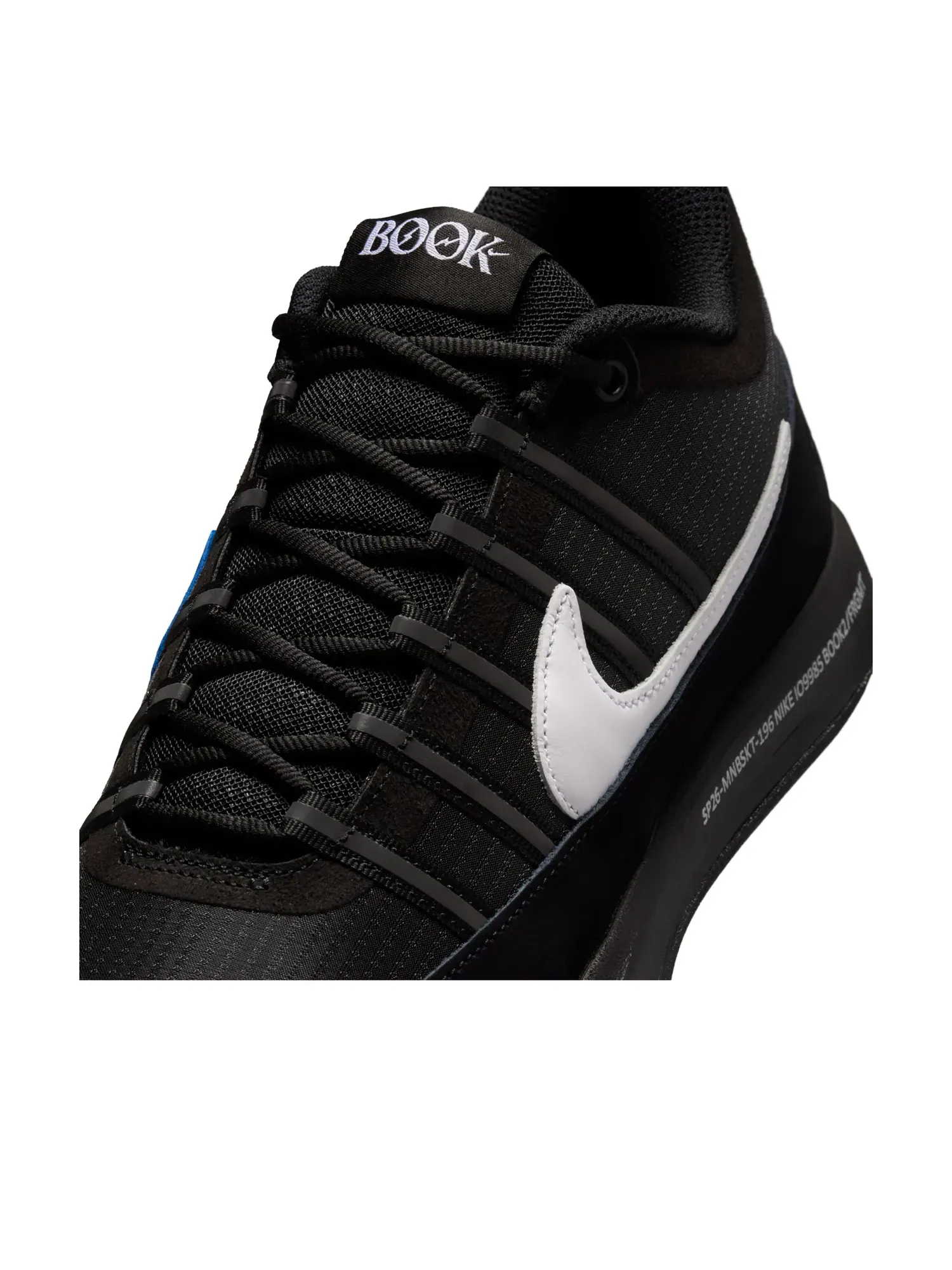 Кроссовки Nike x Fragment Book 2 EP 'Black White Blue' — изображение 5 из 6, черный