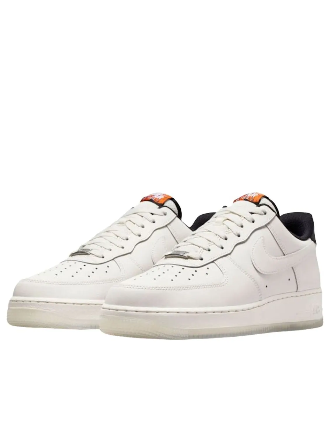 Кроссовки Nike x NBA Air Force 1 Low 'Phantom' — изображение 2 из 5, черный/белый/оранжевый