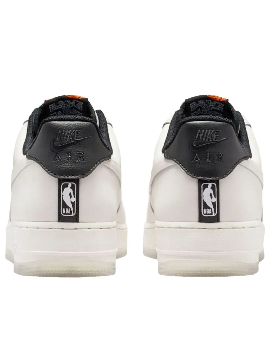 Кроссовки Nike x NBA Air Force 1 Low 'Phantom' — изображение 4 из 5, черный/белый/оранжевый
