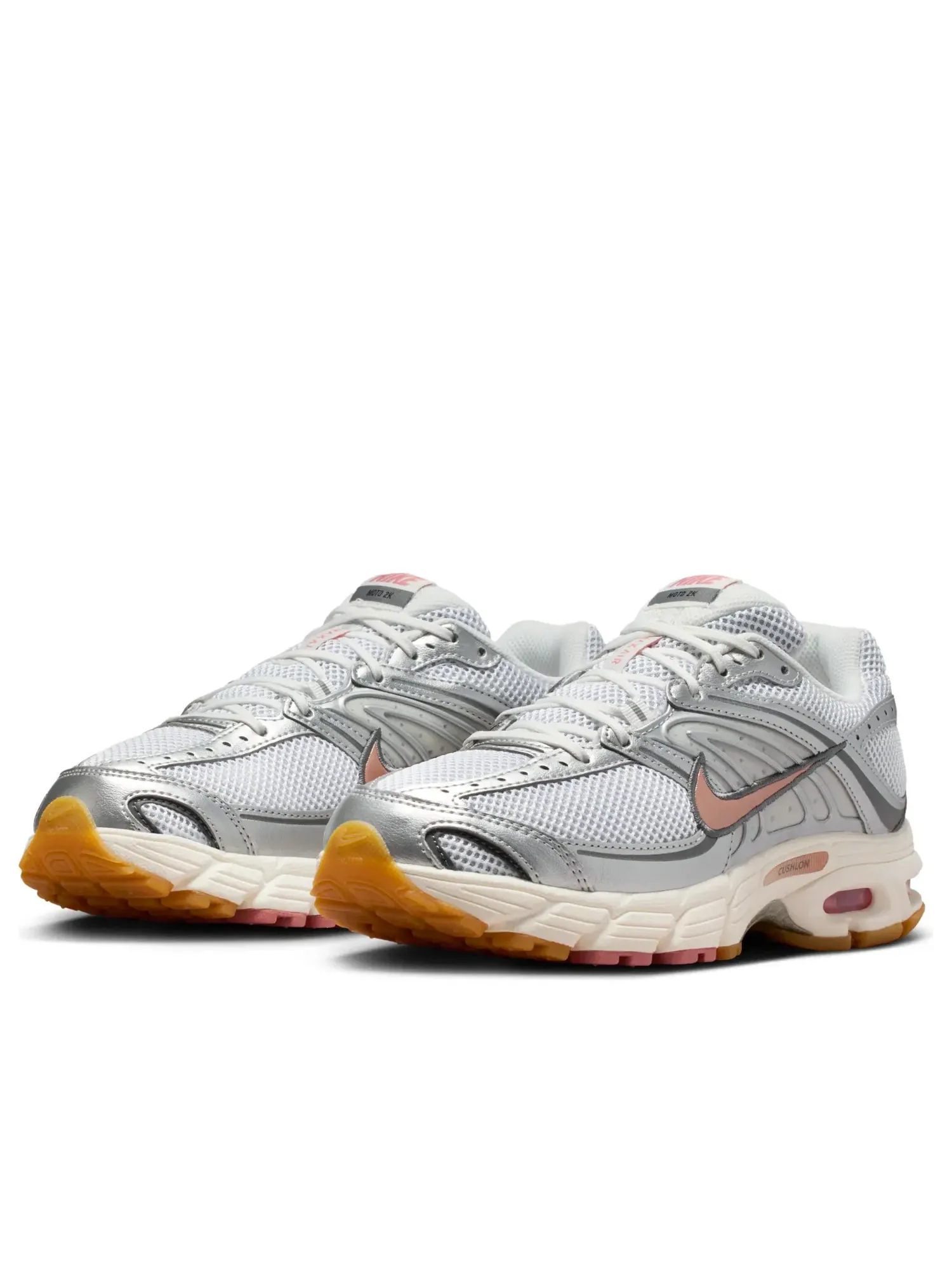 Кроссовки Nike Air Max Moto 2K 'White Metallic Silver Metallic Dark Grey Metallic Red Bronze' IQ0365-100 — изображение 4 из 6