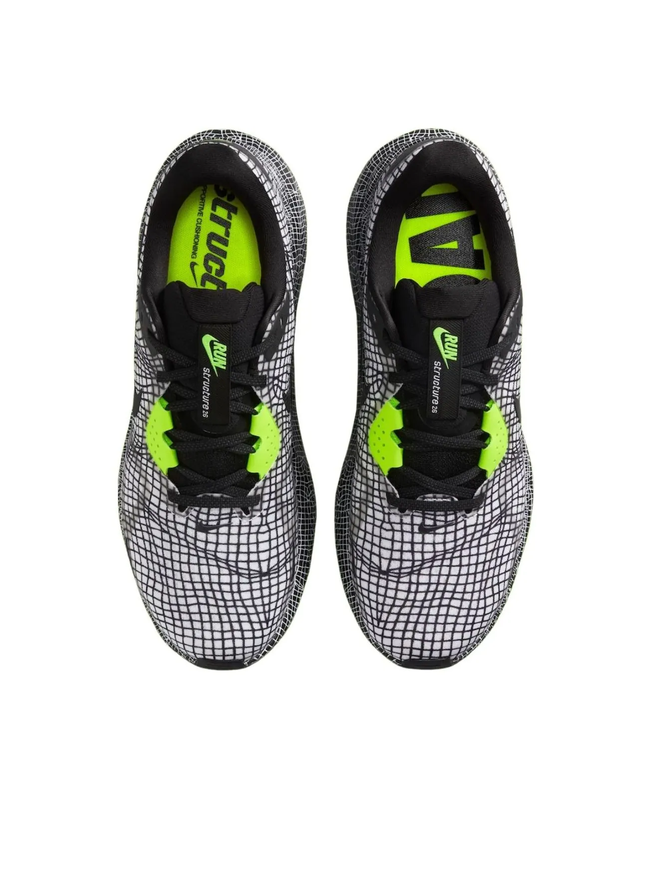 Кроссовки Nike Structure 26 'Black Volt' — изображение 3 из 5, черный