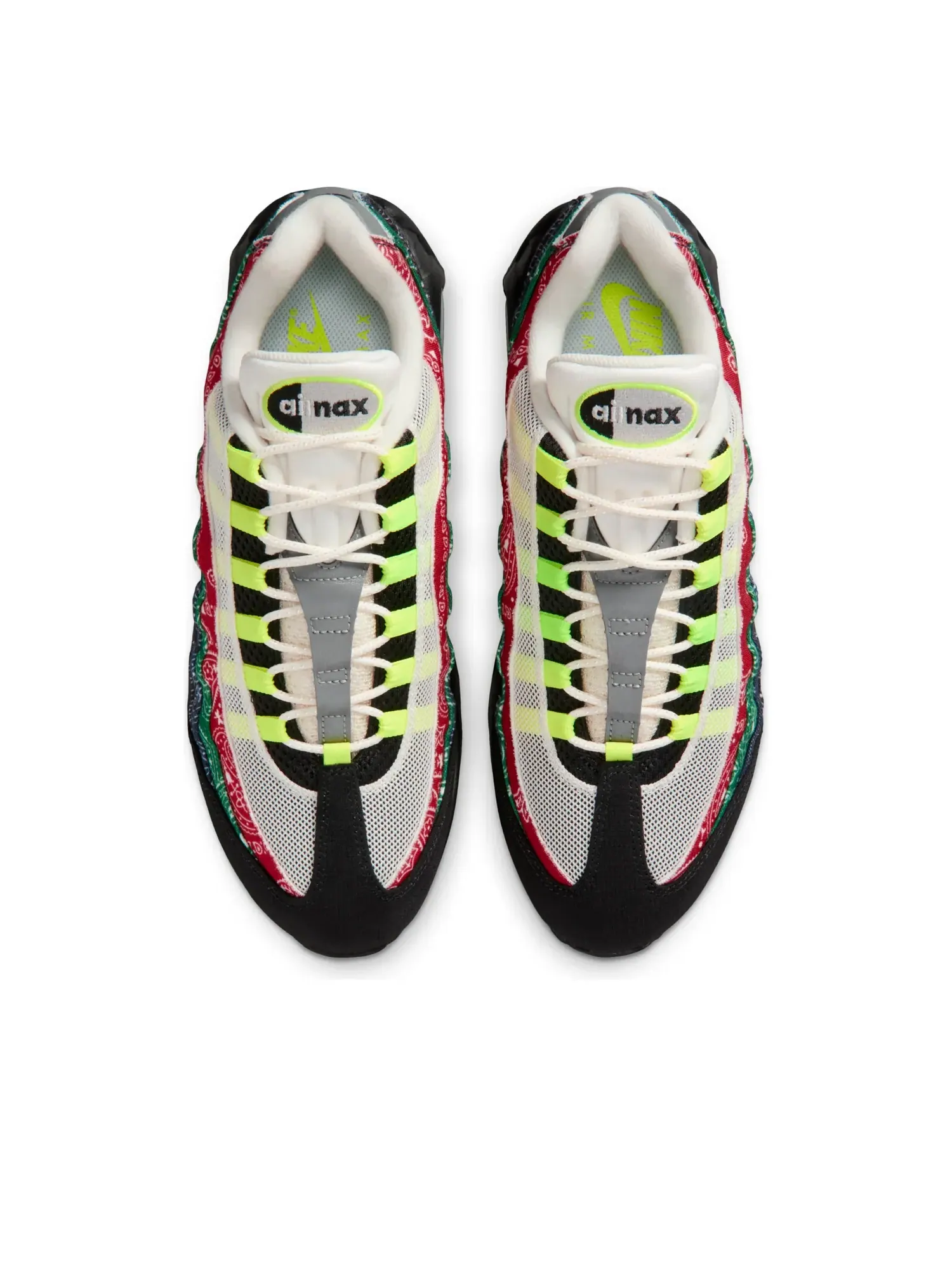 Кроссовки Nike Air Max 95 Big Bubble 'Paisley Bandana' — изображение 3 из 7, черный