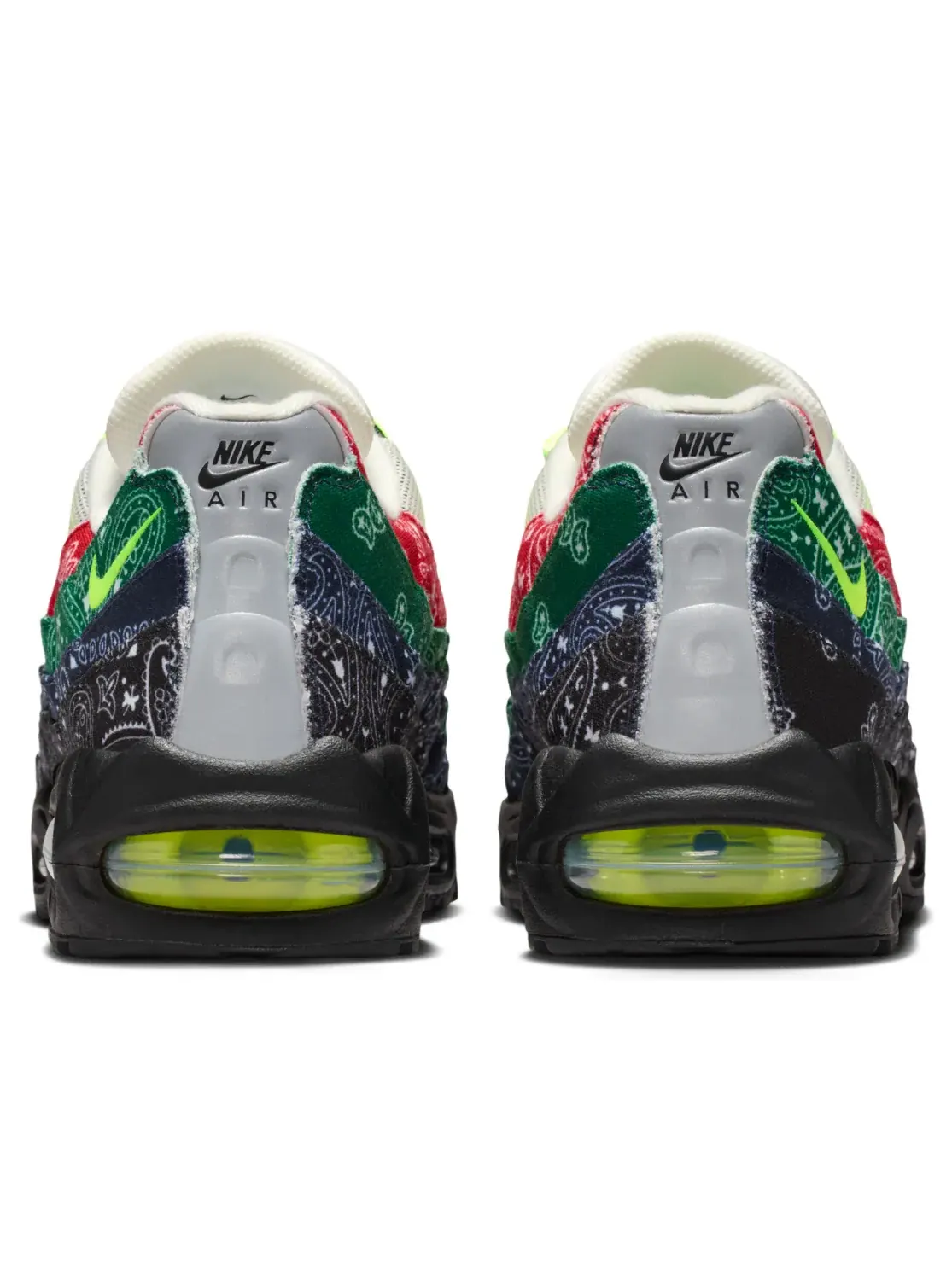 Кроссовки Nike Air Max 95 Big Bubble 'Paisley Bandana' — изображение 5 из 7, черный