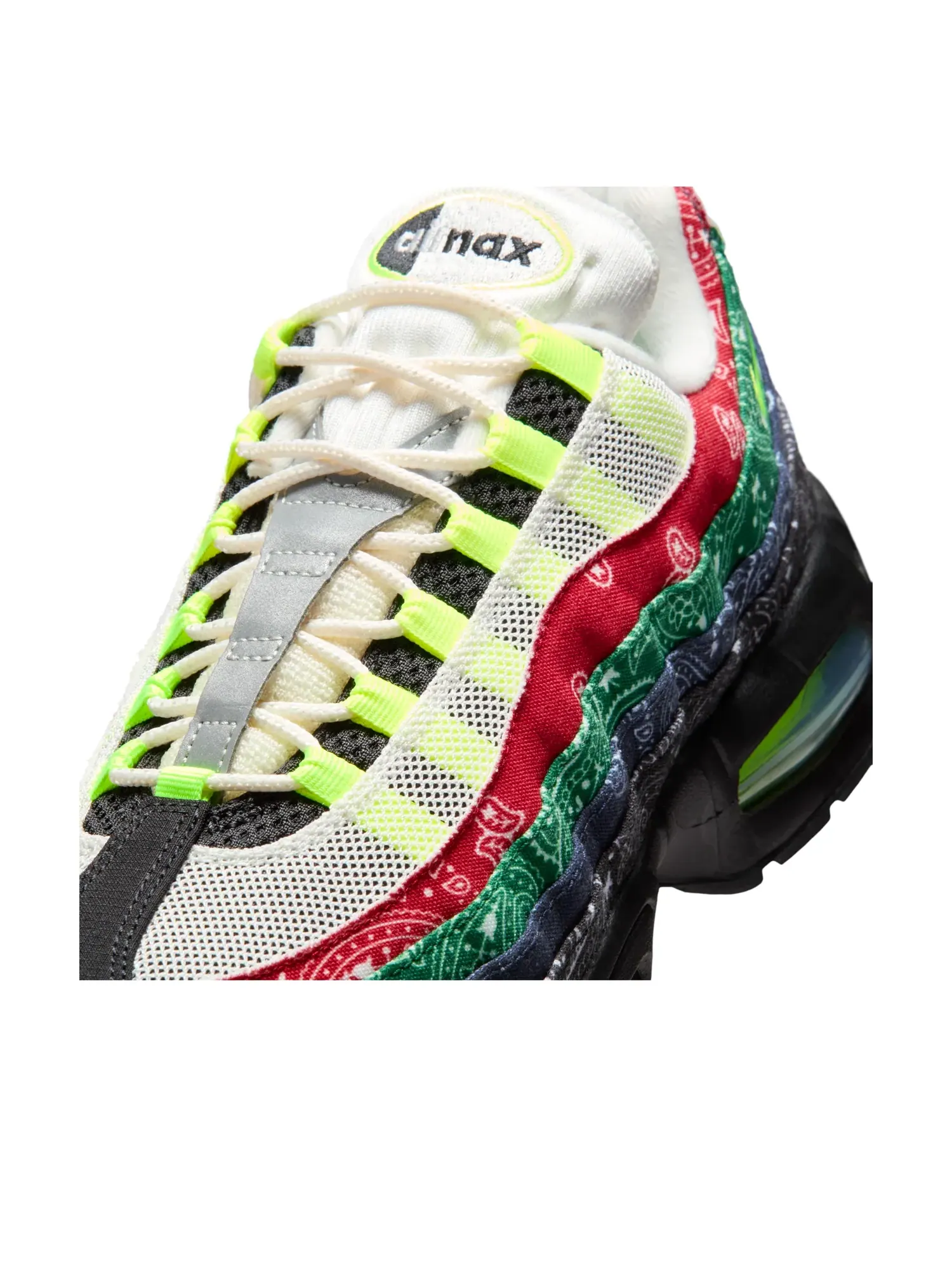 Кроссовки Nike Air Max 95 Big Bubble 'Paisley Bandana' — изображение 7 из 7, черный