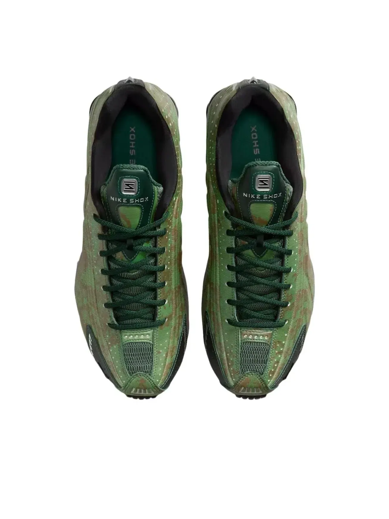 Кроссовки Nike Shox R4 'Noble Green Team Kelly Green' IQ0636-300 — изображение 3 из 6, зеленый