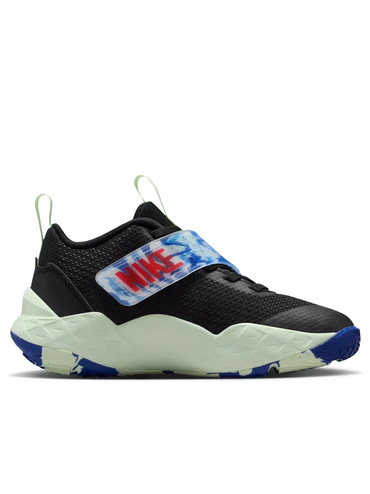 Кроссовки (PS) Nike Team Hustle D 12 'Black Royal Volt Bright Crimson' — изображение 6 из 6, черный