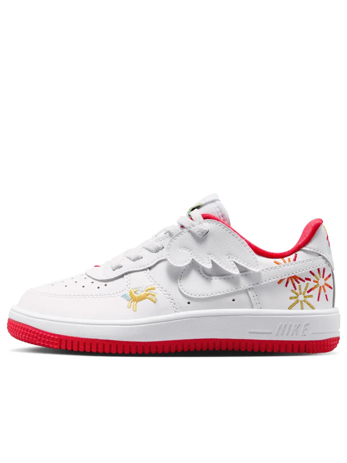 Кроссовки Nike Force 1 Low EasyOn 'Год необузданной лошади' IQ1136-111 — изображение 1 из 6, белый