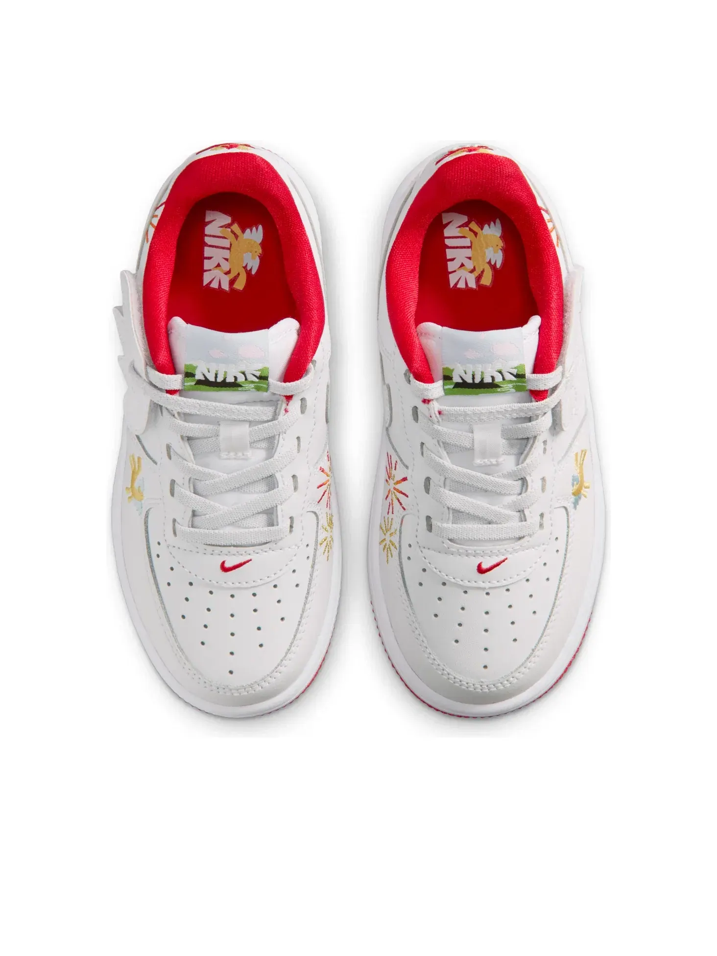 Кроссовки Nike Force 1 Low EasyOn 'Год необузданной лошади' IQ1136-111 — изображение 2 из 6, белый