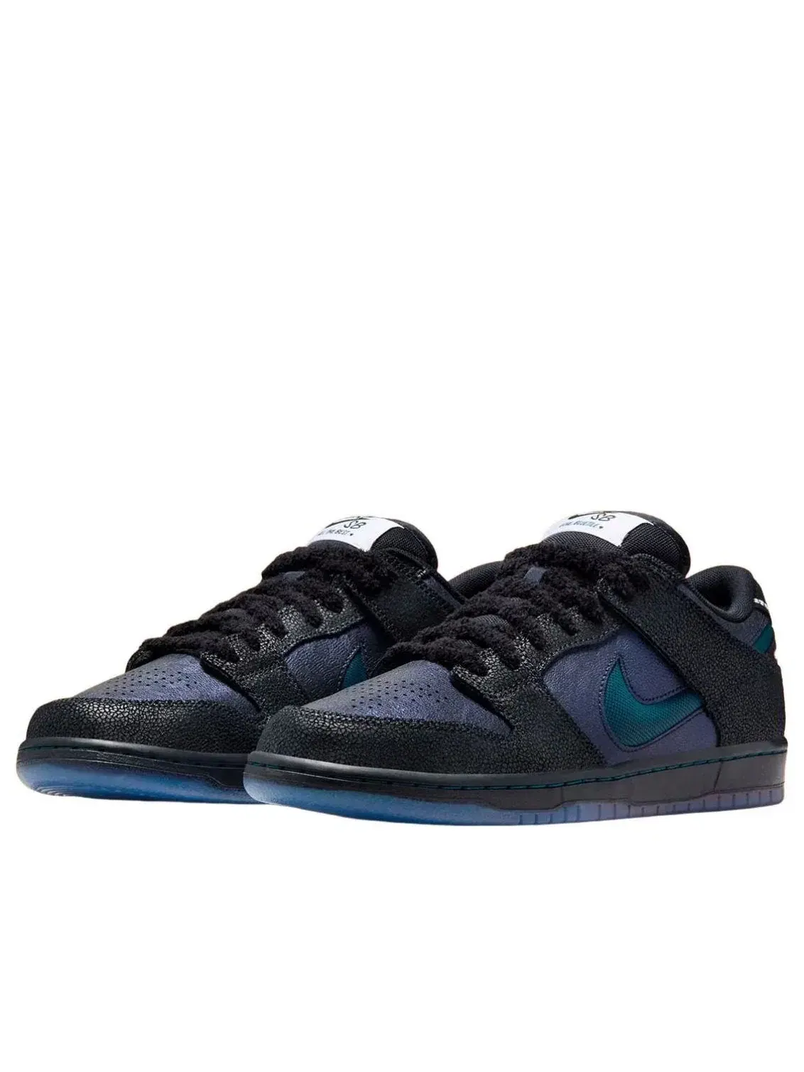 Кроссовки Nike x Bluetile SB Dunk Low Pro 'Skateboards' IQ1323-001 — изображение 2 из 5, темно-синий