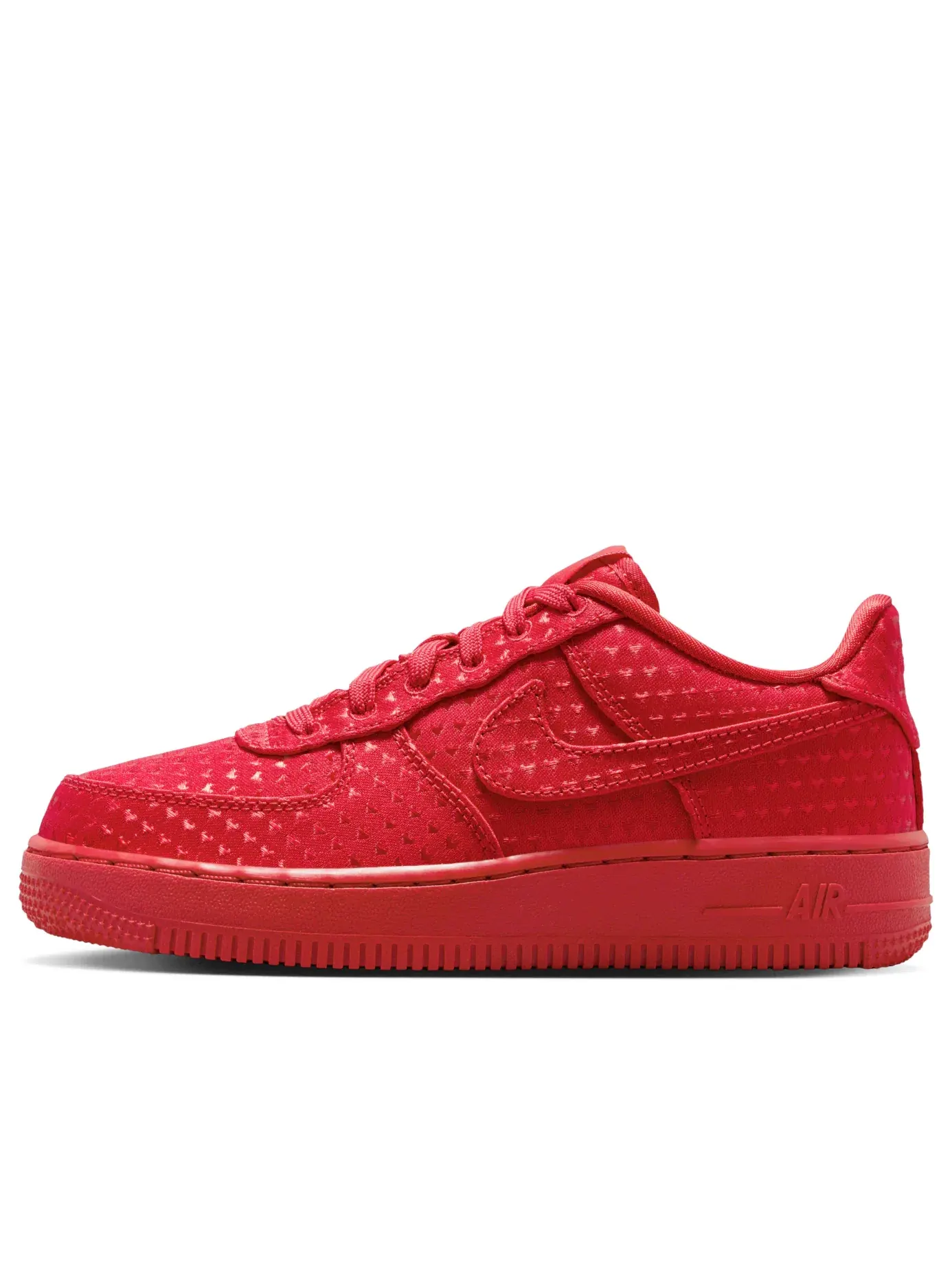 Кроссовки (GS) Nike Air Force 1 'University Red' — изображение 1 из 6, красный