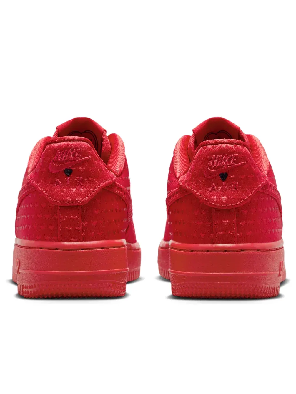Кроссовки (GS) Nike Air Force 1 'University Red' — изображение 3 из 6, красный
