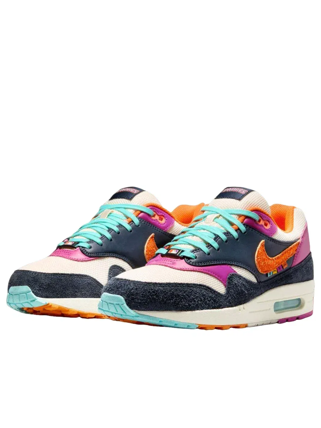 Мужские кроссовки с принтом San Diego Padres Nike Air Max 1 — изображение 3 из 6, мульти