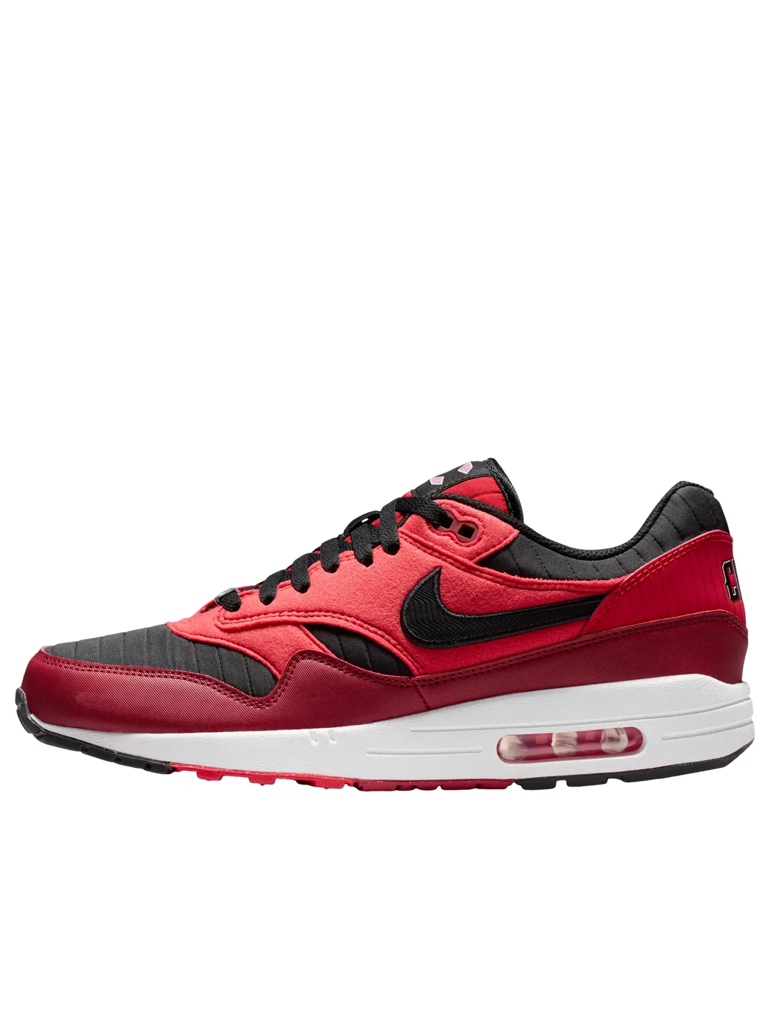 Мужские кроссовки с замшевым верхом Nike Air Max 1 Reds — изображение 1 из 6, красный
